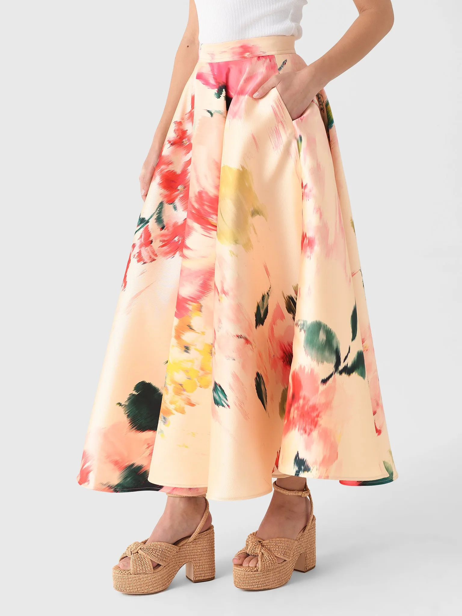 Marques Almeida Women's High Waist Midi A-Line Skirt sold by Saint Bernard product image thumbnail 3