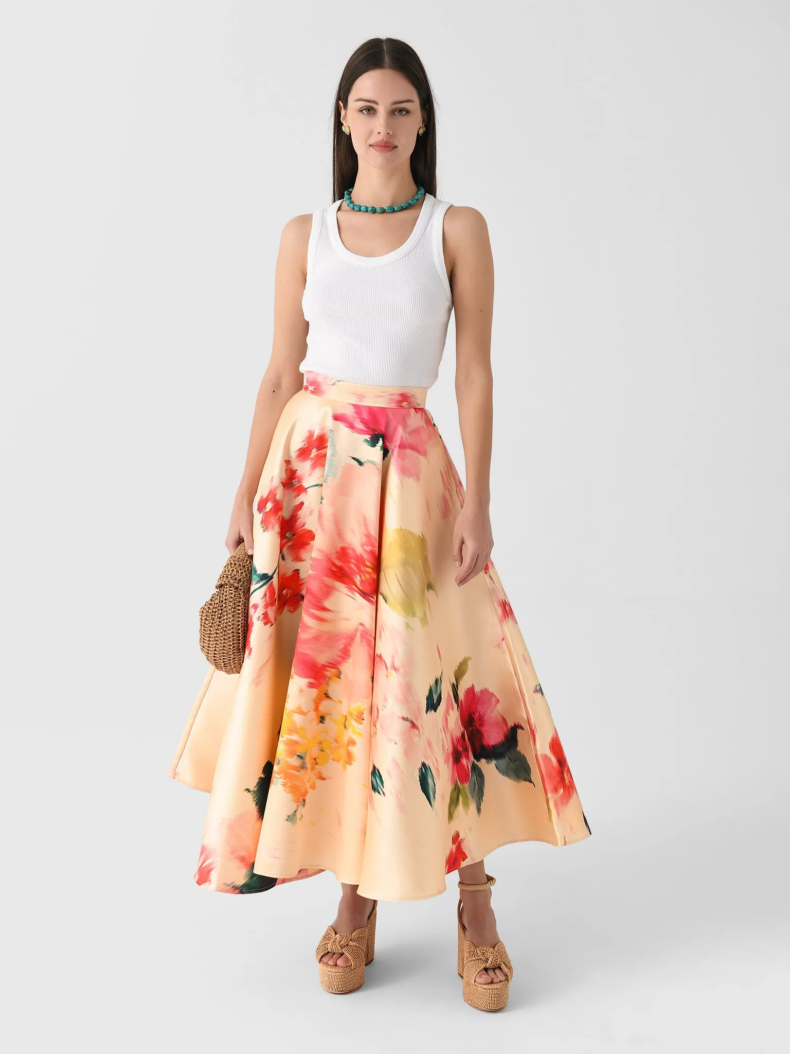 Marques Almeida Women's High Waist Midi A-Line Skirt sold by Saint Bernard product image thumbnail 2