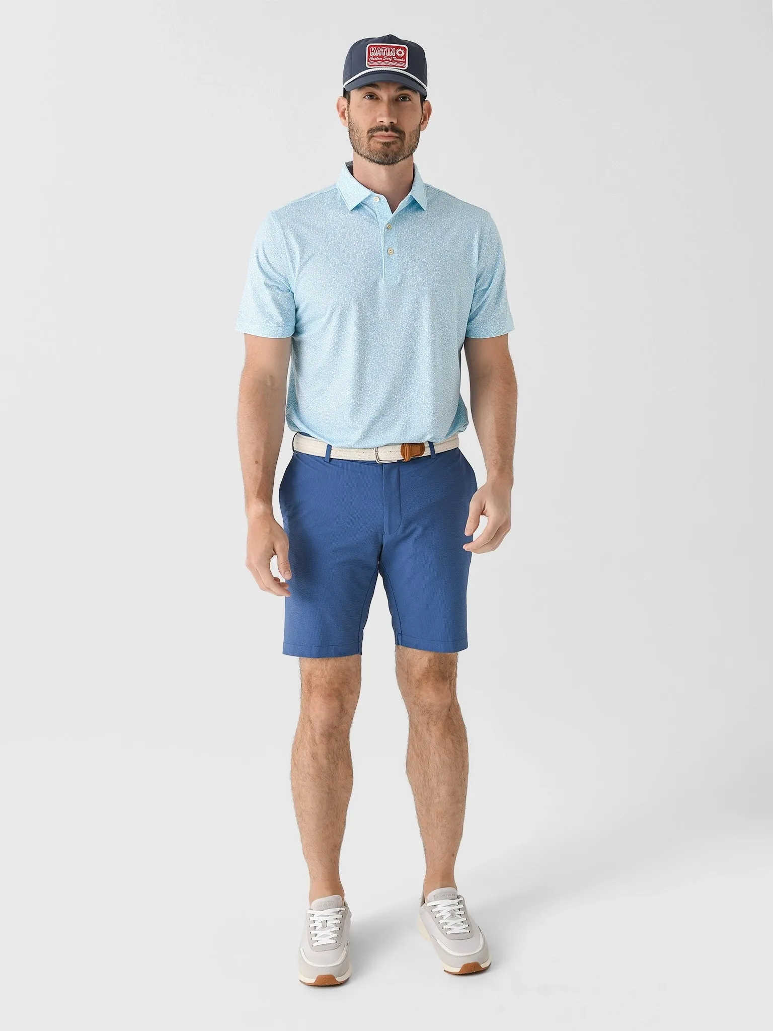 Peter Millar Crown Sport Men's Mezcal Performance Jersey Polo sold by Saint Bernard product image thumbnail 2