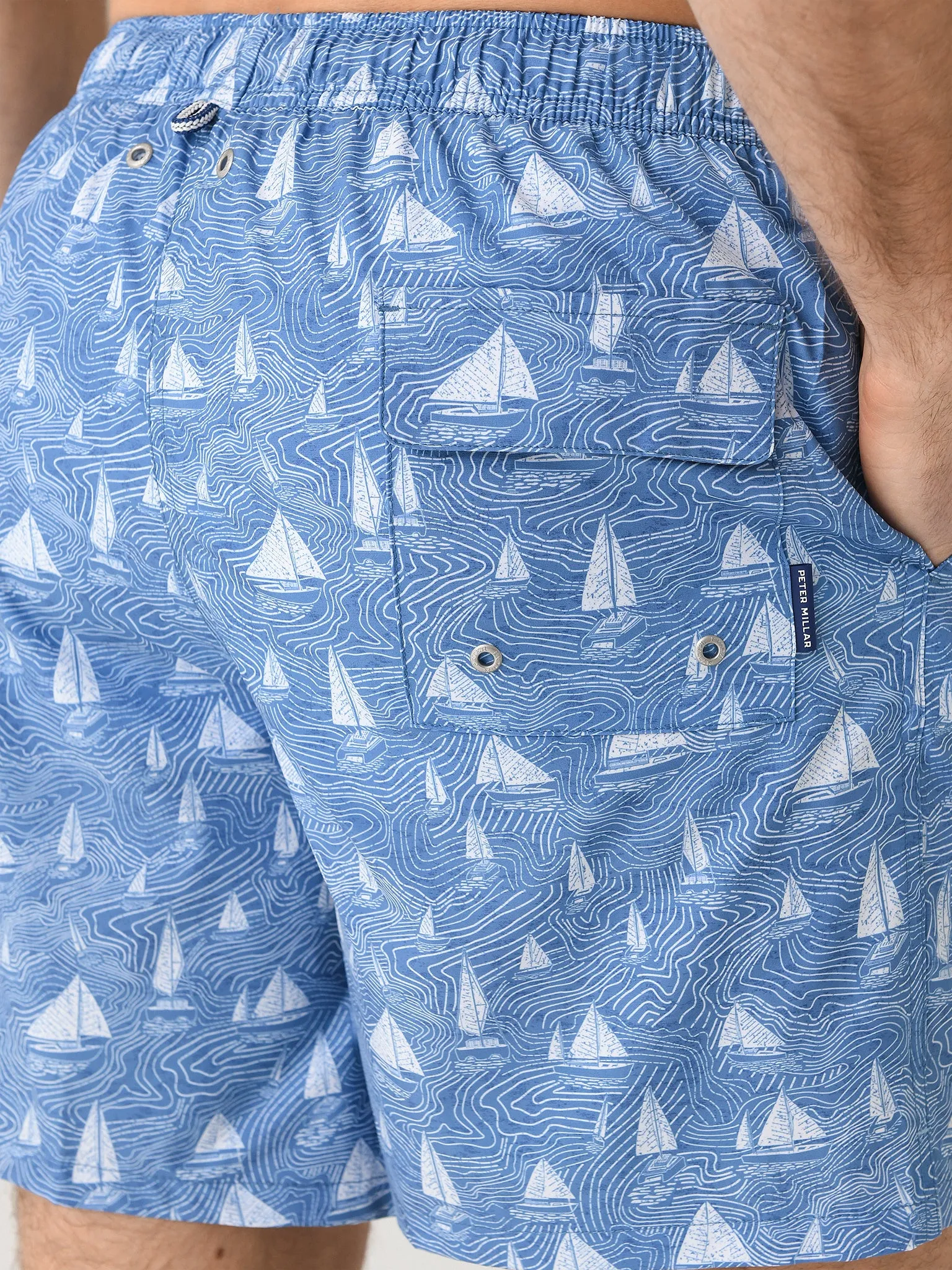 Peter Millar Crown Men's Set Sail Swim Trunk sold by Saint Bernard product image thumbnail 5