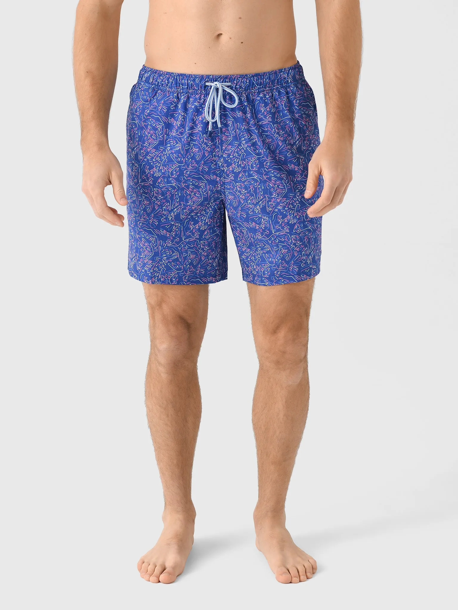 Peter Millar Crown Men's Polly Want A Sun Tan Swim Trunk sold by Saint Bernard