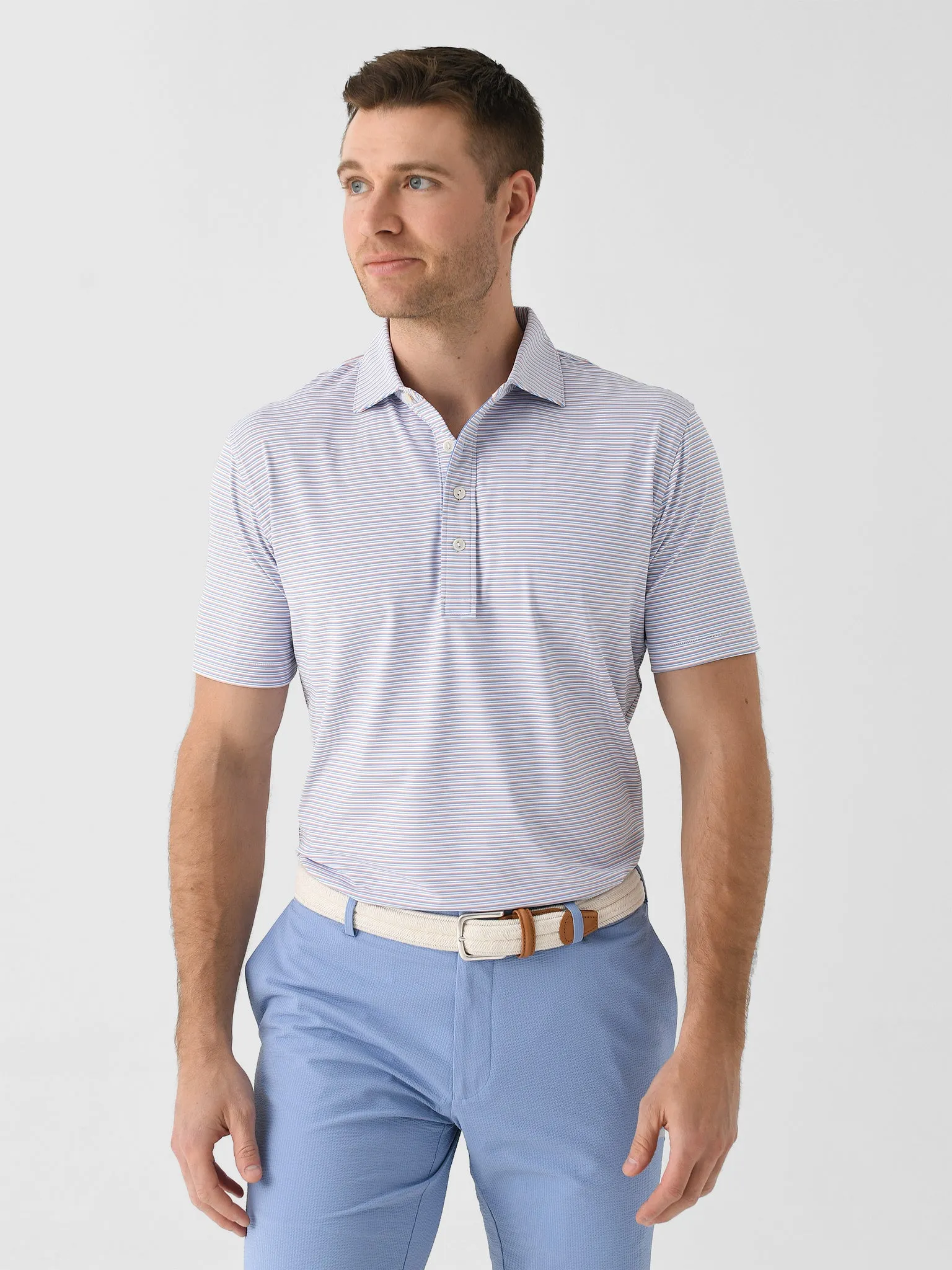 Peter Millar Crown Crafted Men's Alto Performance Jersey Polo sold by Saint Bernard