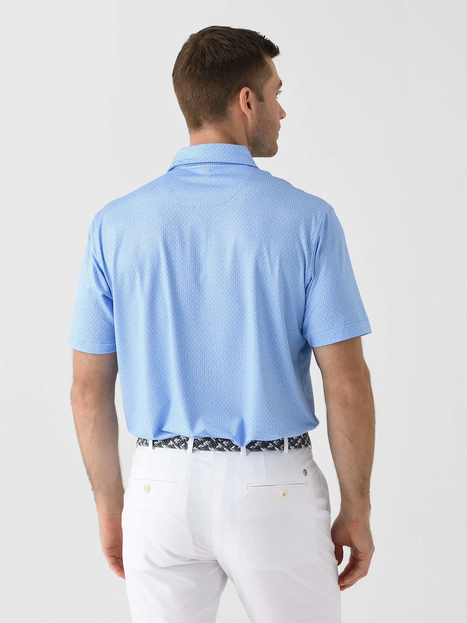 Peter Millar Crown Sport Men's Shake It Up Performance Jersey Polo sold by Saint Bernard product image thumbnail 4