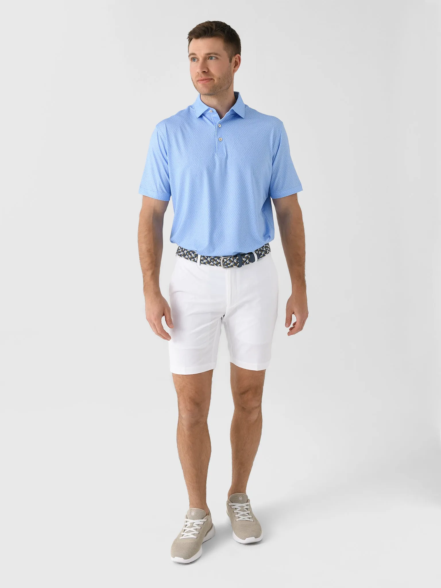 Peter Millar Crown Sport Men's Shake It Up Performance Jersey Polo sold by Saint Bernard product image thumbnail 2