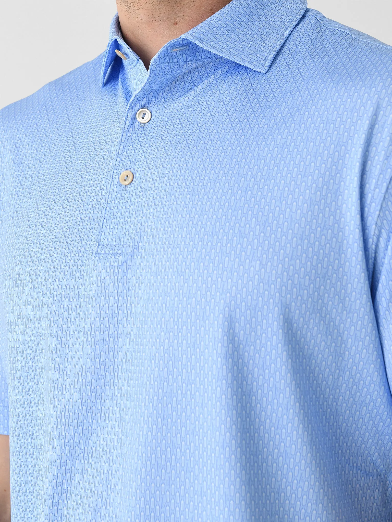 Peter Millar Crown Sport Men's Shake It Up Performance Jersey Polo sold by Saint Bernard product image thumbnail 5