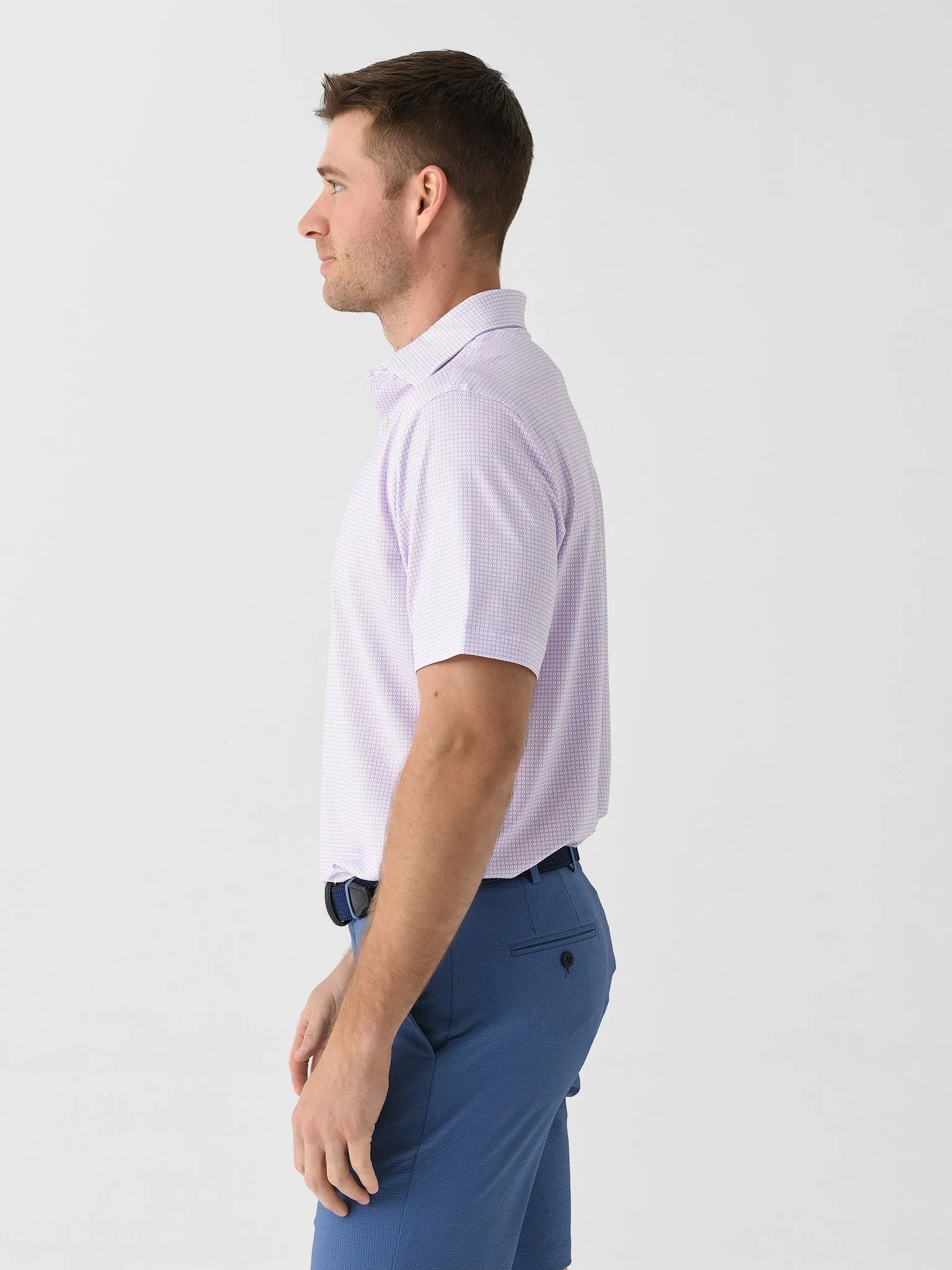 Peter Millar Crown Sport Men's Orbit Performance Jersey Polo sold by Saint Bernard product image thumbnail 3