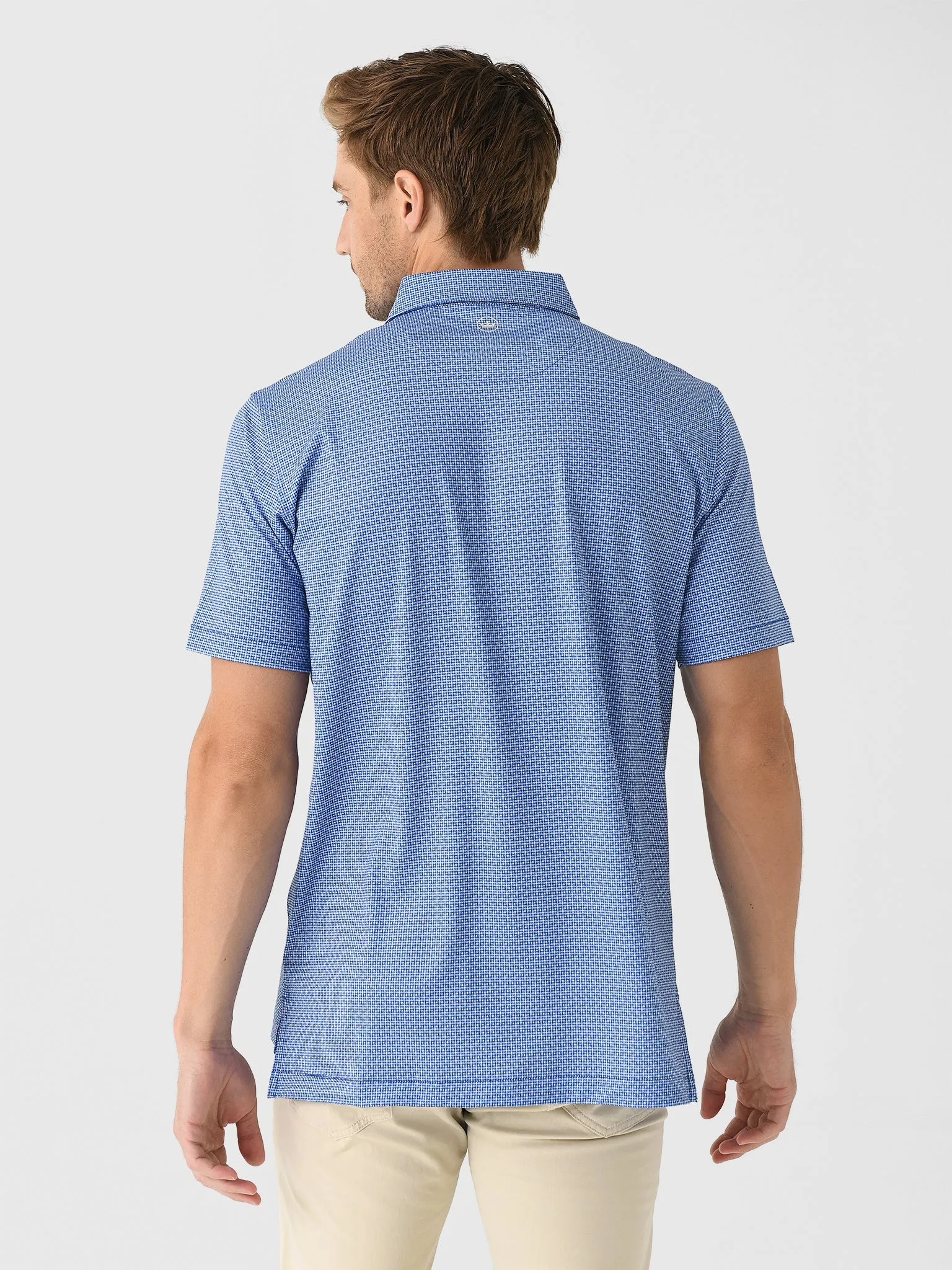 Peter Millar Crown Sport Men's Vega Performance Jersey Polo sold by Saint Bernard product image thumbnail 4