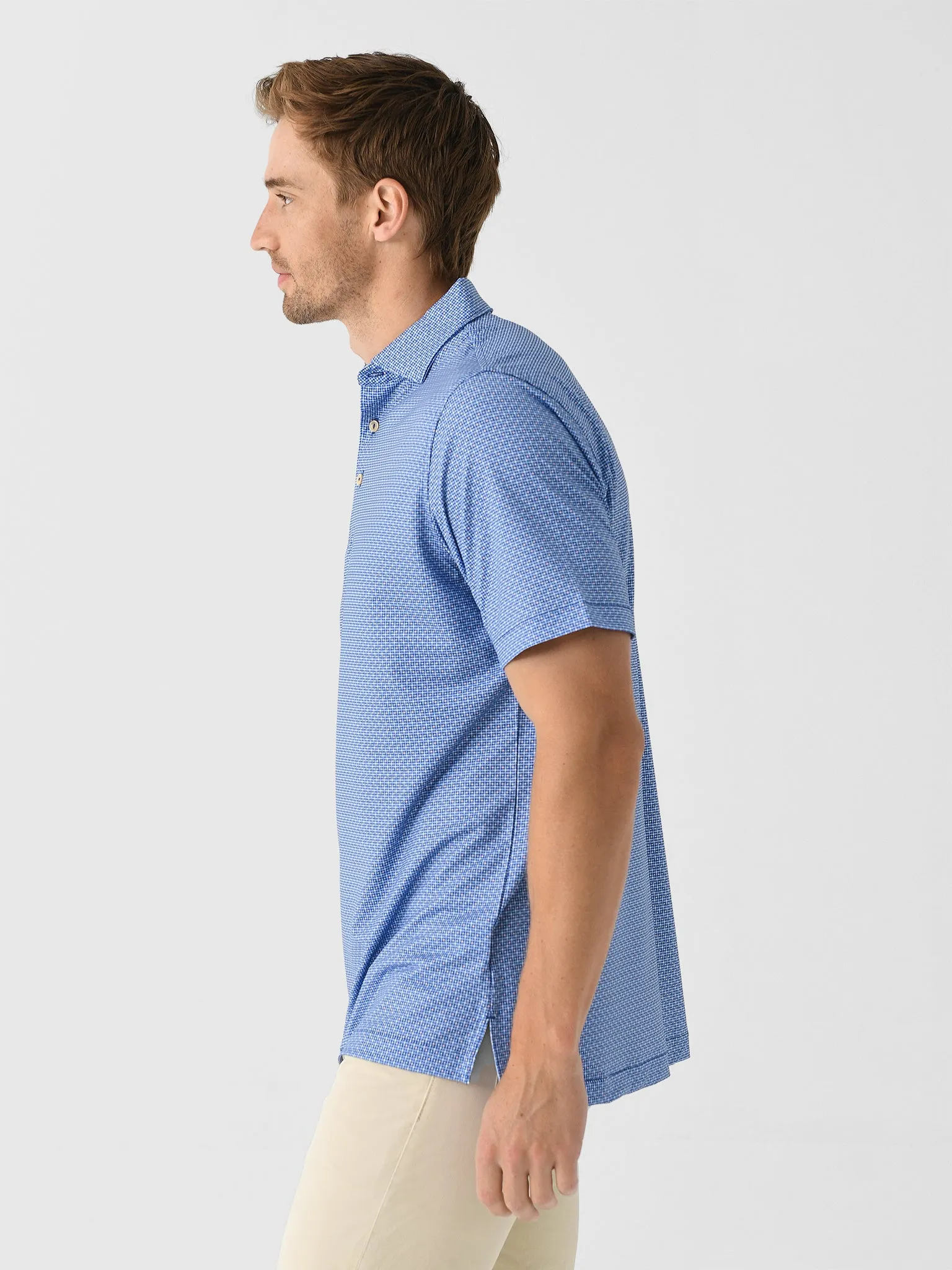 Peter Millar Crown Sport Men's Vega Performance Jersey Polo sold by Saint Bernard product image thumbnail 3