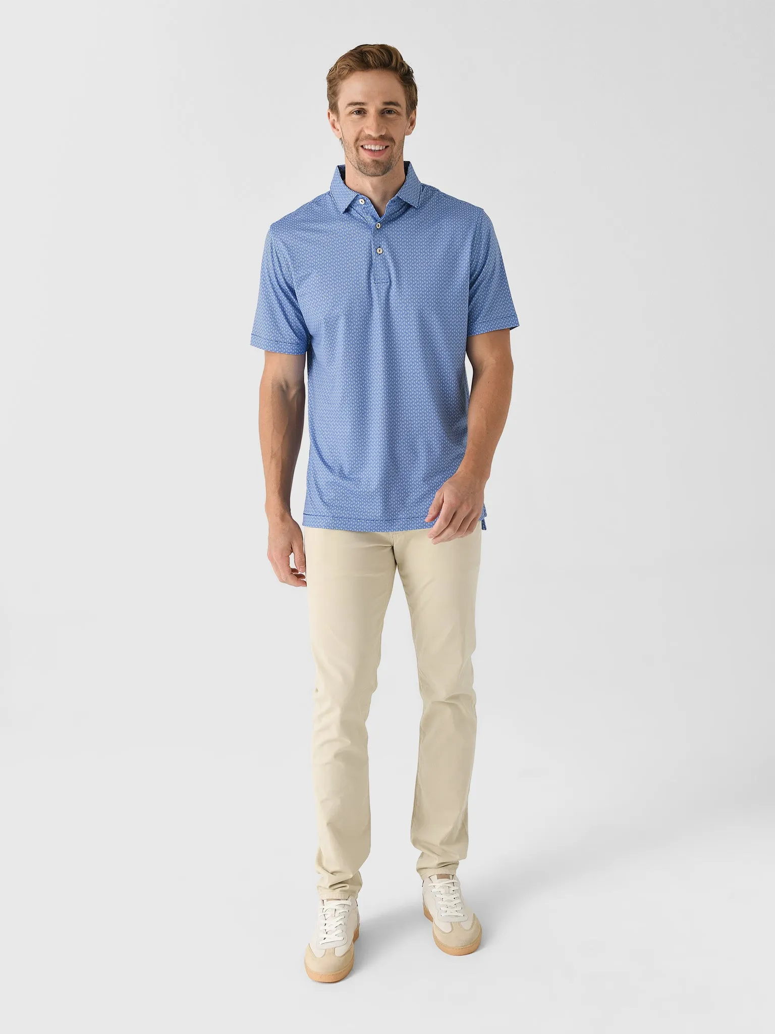Peter Millar Crown Sport Men's Vega Performance Jersey Polo sold by Saint Bernard product image thumbnail 2