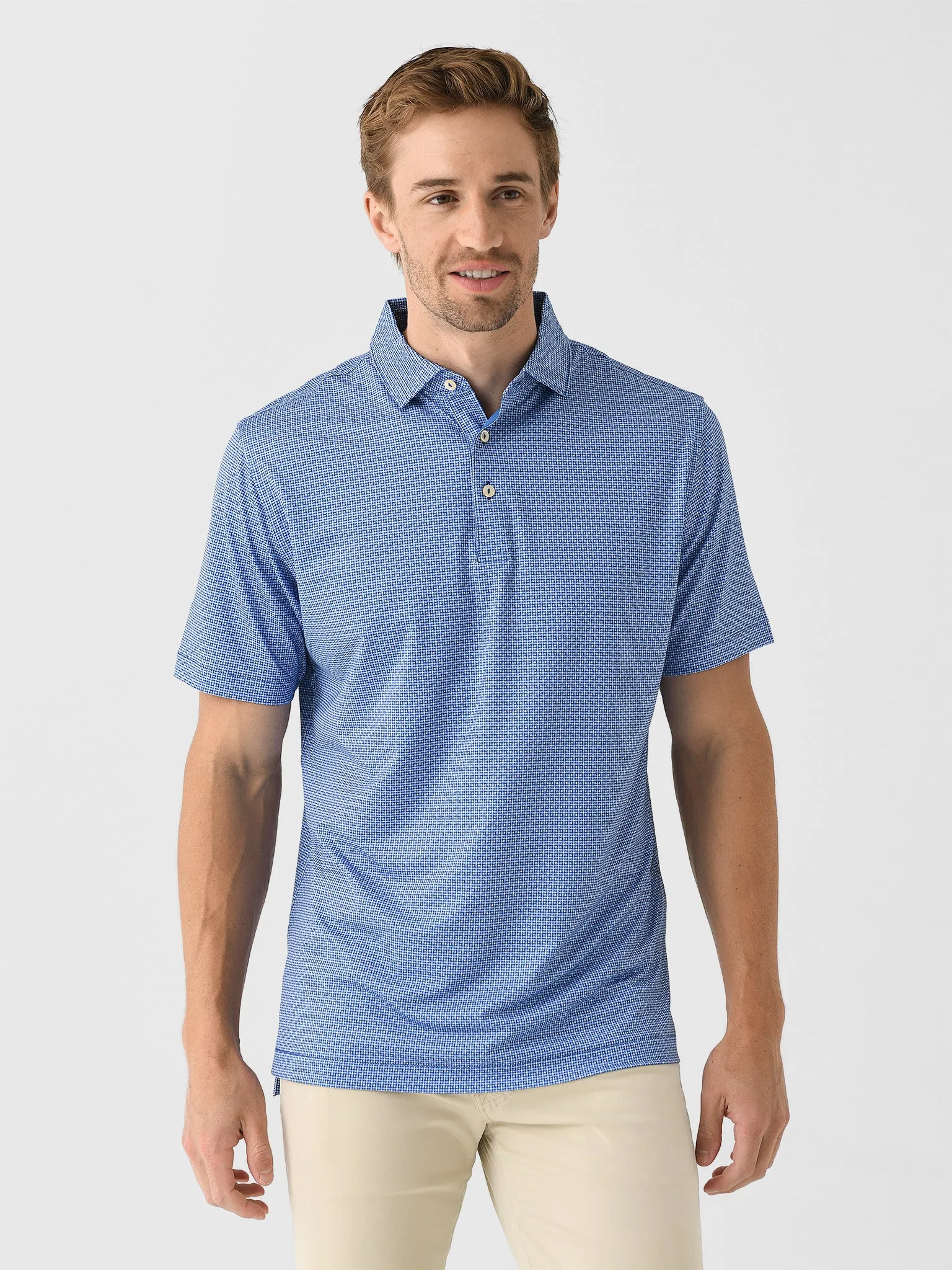 Peter Millar Crown Sport Men's Vega Performance Jersey Polo sold by Saint Bernard
