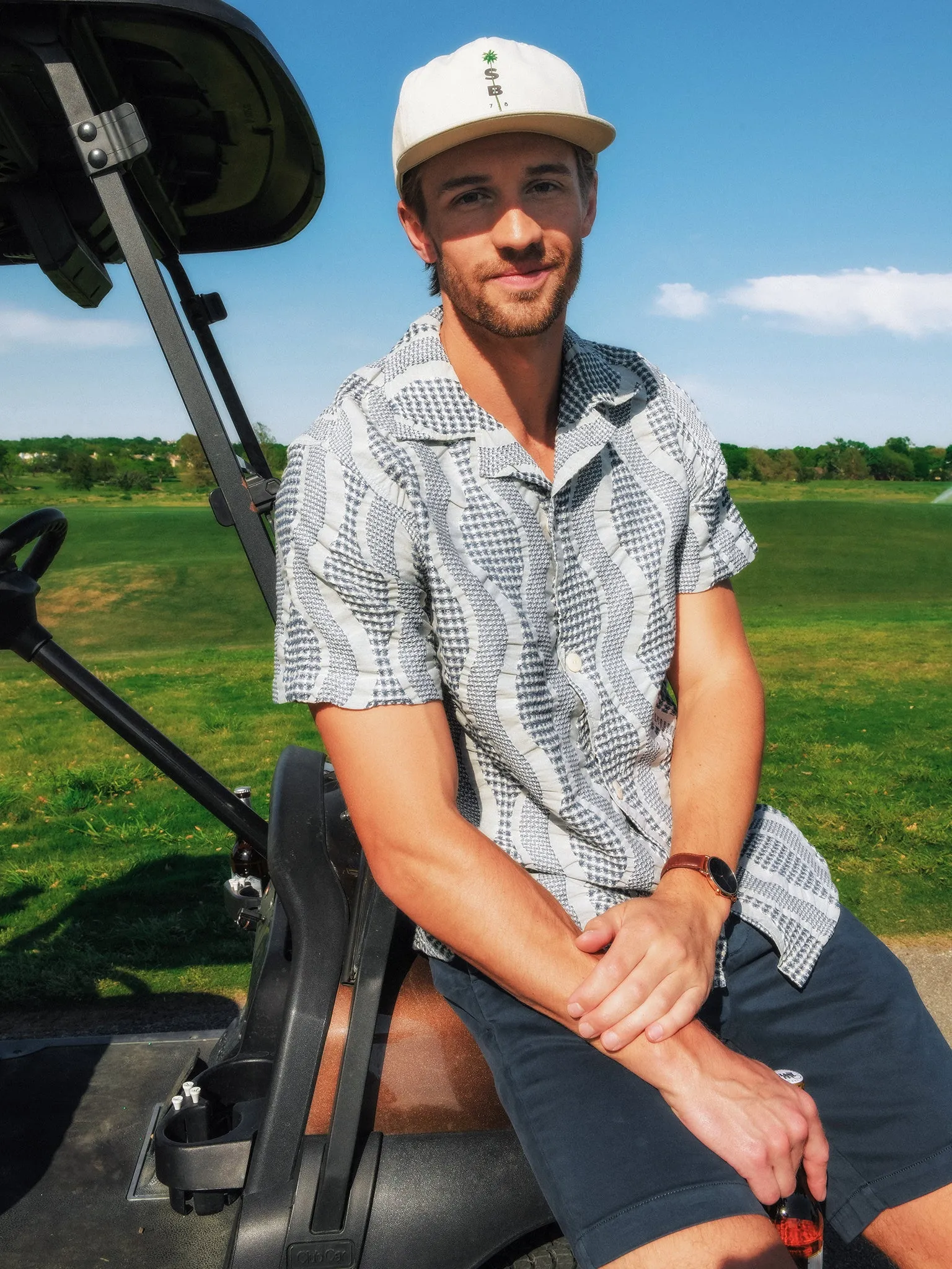 OAS Men's Como Cuba Waffle Shirt sold by Saint Bernard product image thumbnail 2