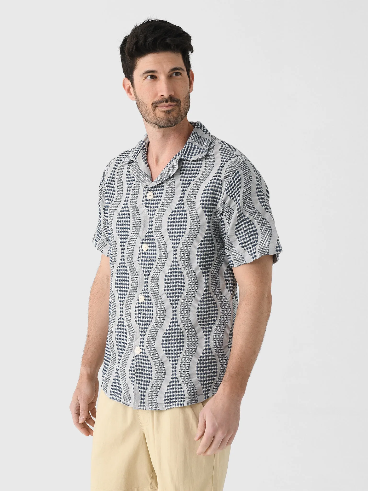 OAS Men's Como Cuba Waffle Shirt sold by Saint Bernard product image thumbnail 4