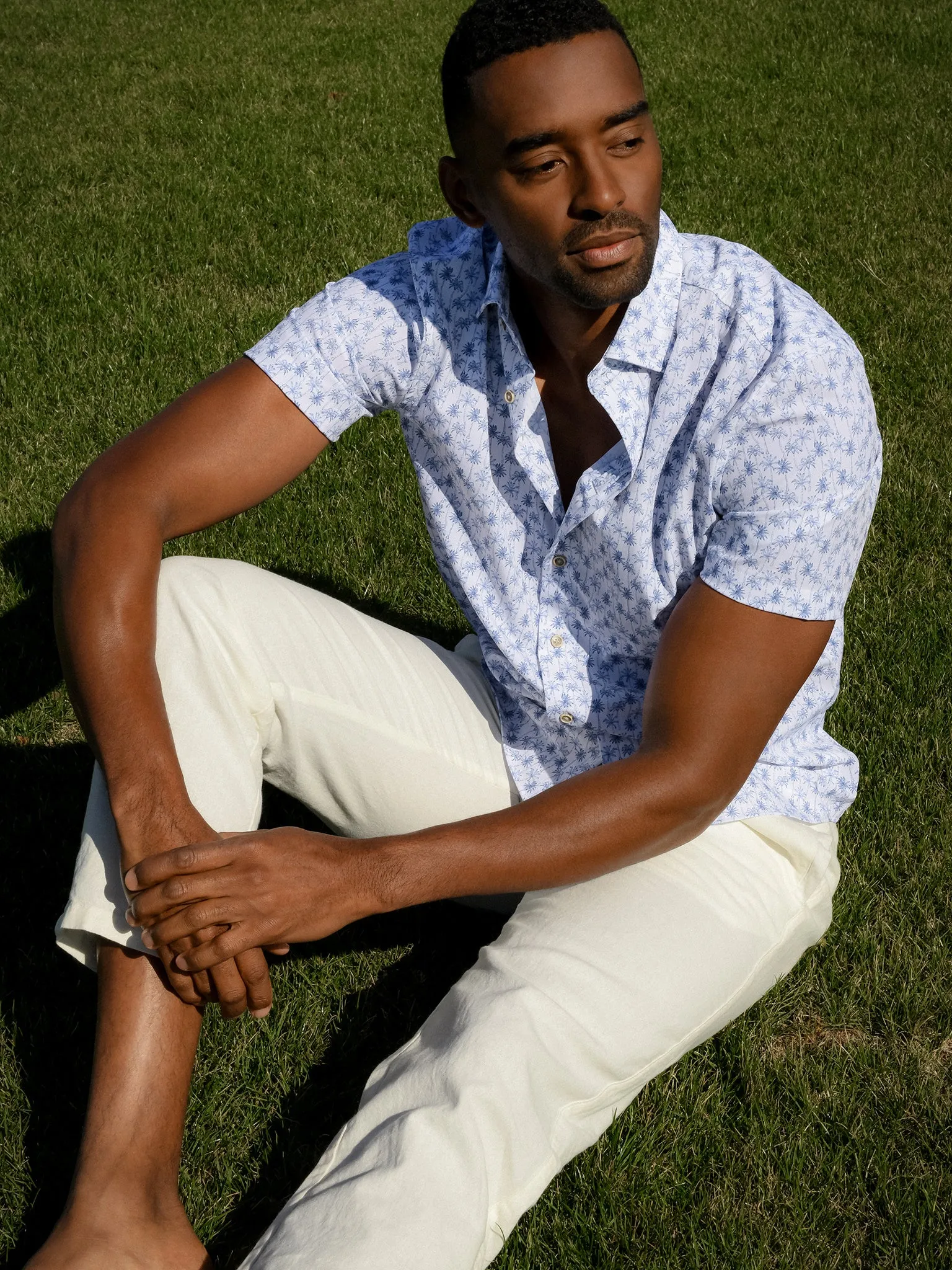 Johnnie-O Men's Mendocino Hangin' Out Knit Button-Down Shirt sold by Saint Bernard product image thumbnail 2