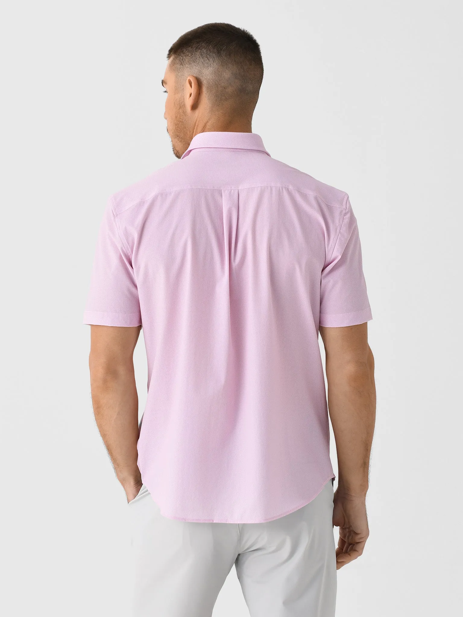 Johnnie-O Men's Spielman Hangin' Out Knit Button-Down Shirt sold by Saint Bernard product image thumbnail 5