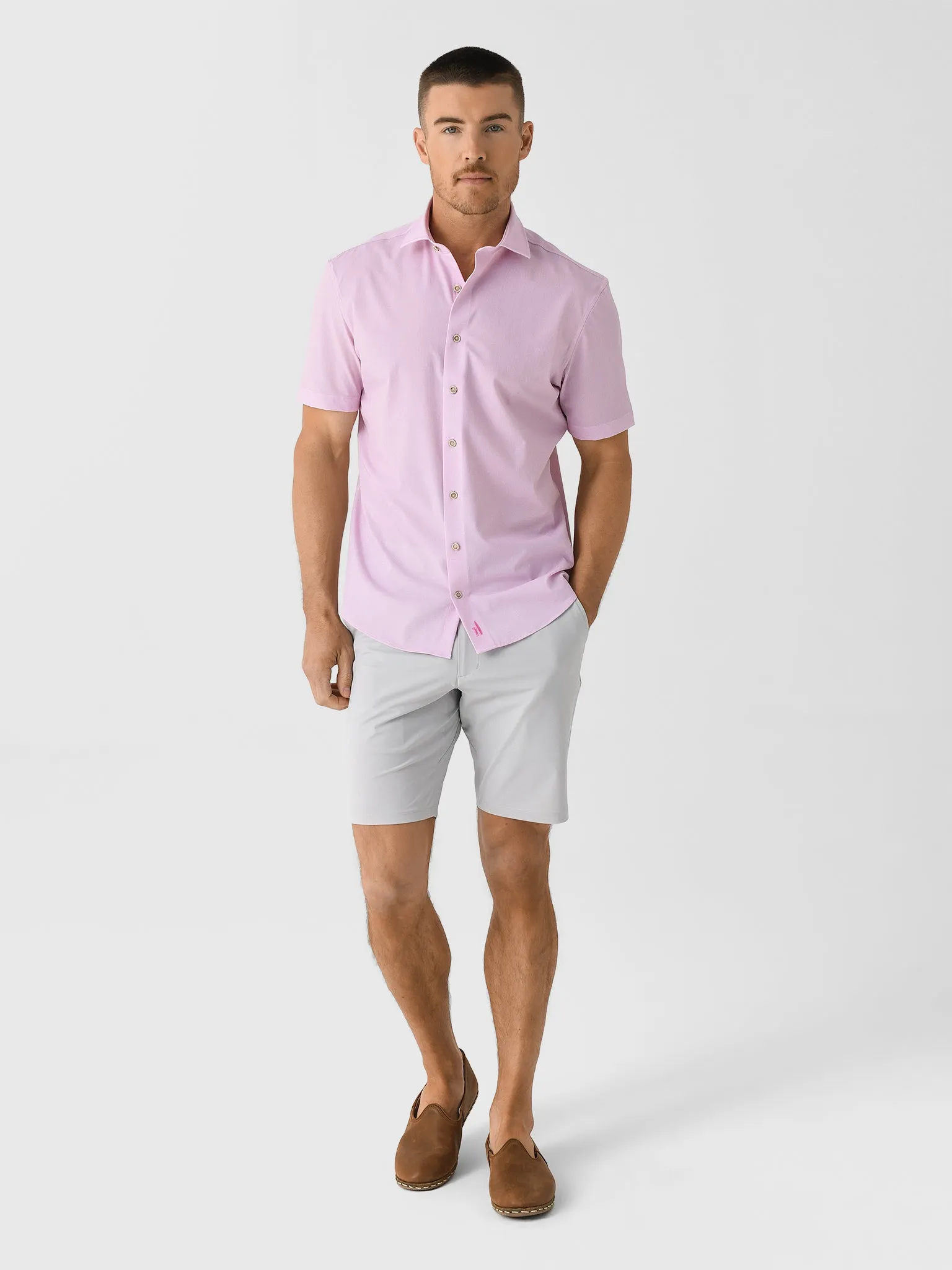Johnnie-O Men's Spielman Hangin' Out Knit Button-Down Shirt sold by Saint Bernard product image thumbnail 2