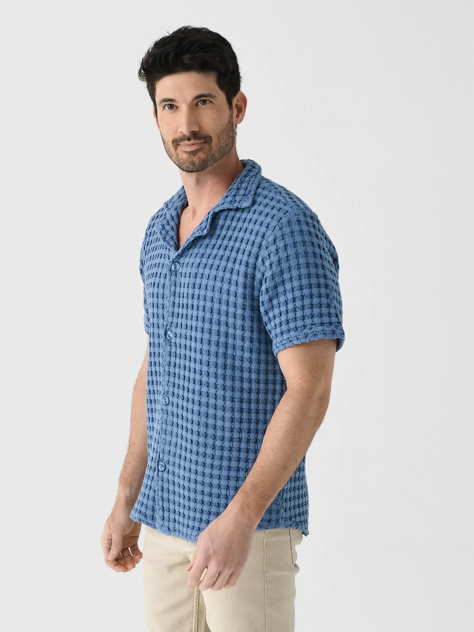 OAS Men's Coronet Cuba Waffle Shirt sold by Saint Bernard product image thumbnail 3