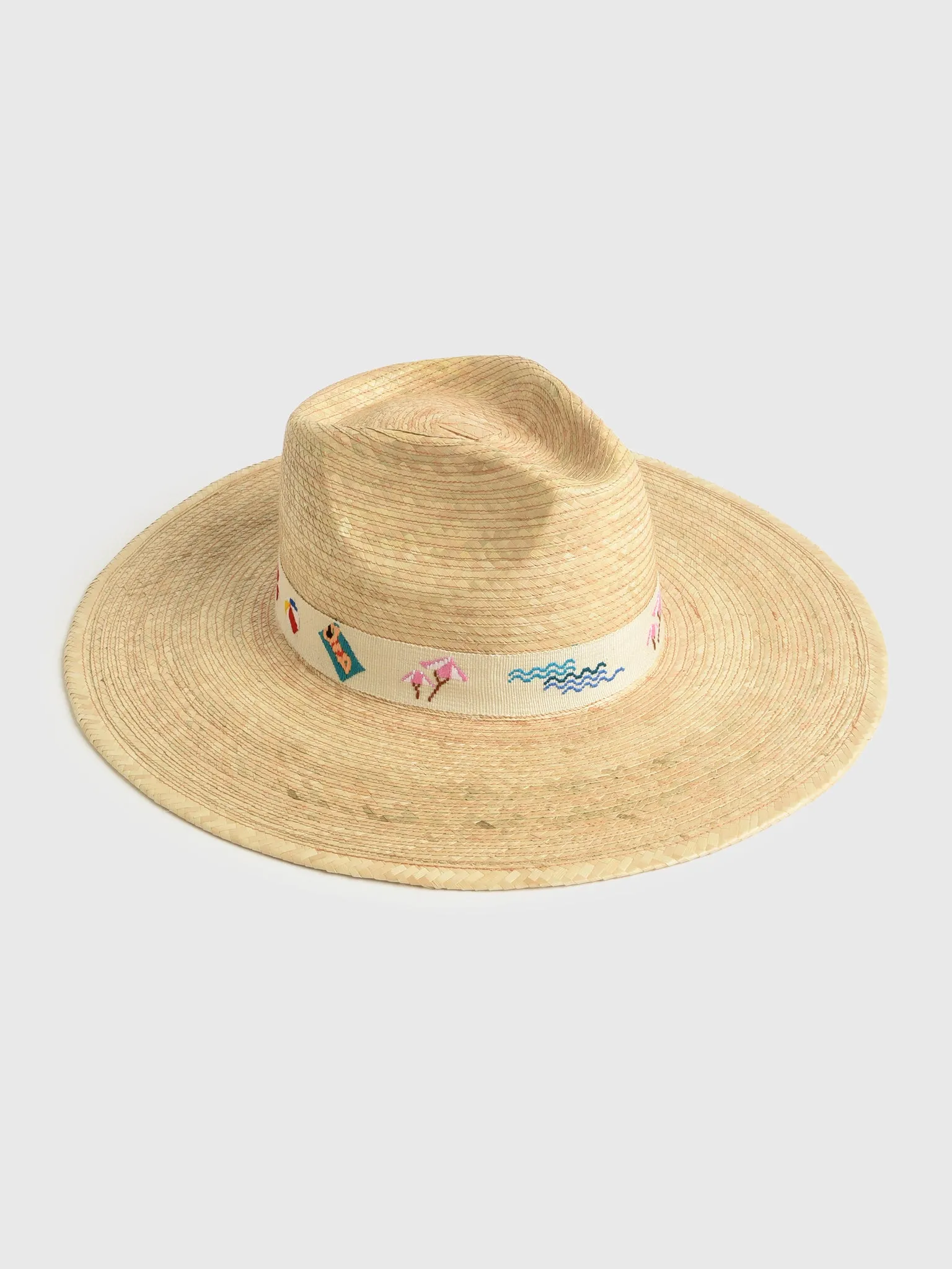 Sunshine Tienda Women's Sandbar Palm Hat sold by Saint Bernard
