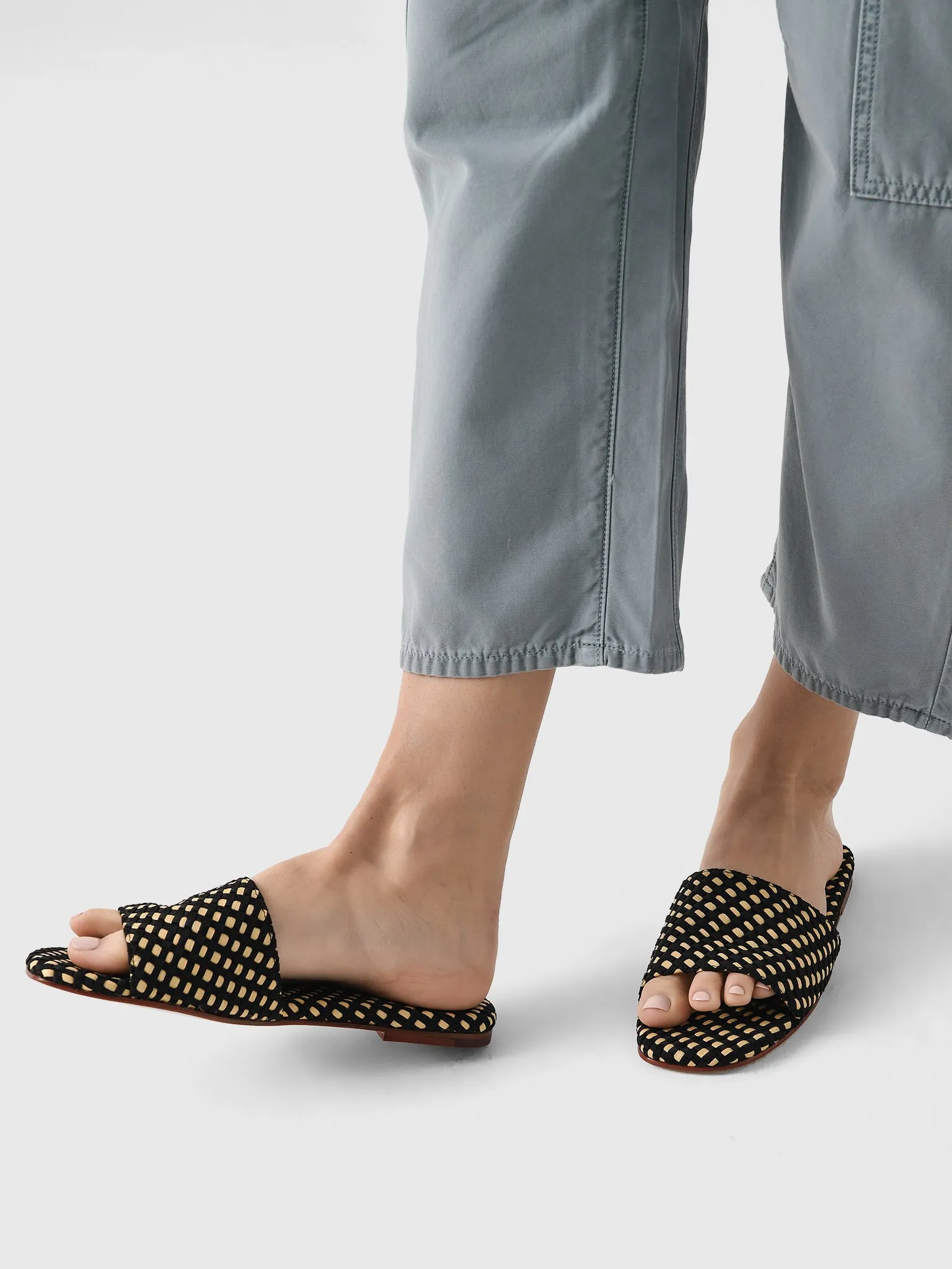 Naghedi Women's St. Barths Raffia Slide Sandal sold by Saint Bernard product image thumbnail 5