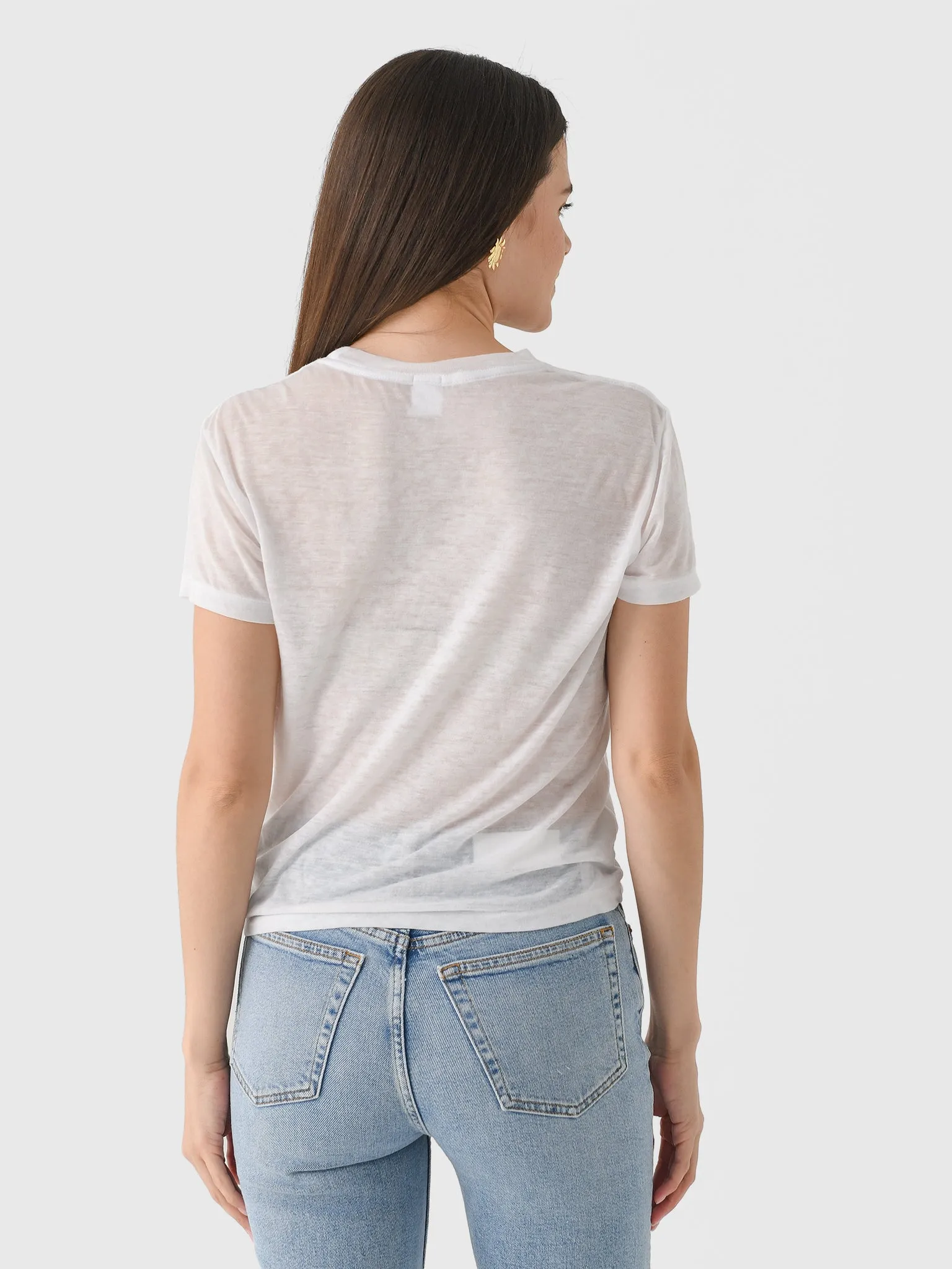 Re/Done Women's Cowgirl Classic Tee sold by Saint Bernard product image thumbnail 4