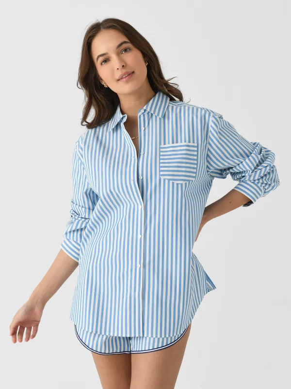 Solid + Striped Women's Avril Button-Down Shirt sold by Saint Bernard
