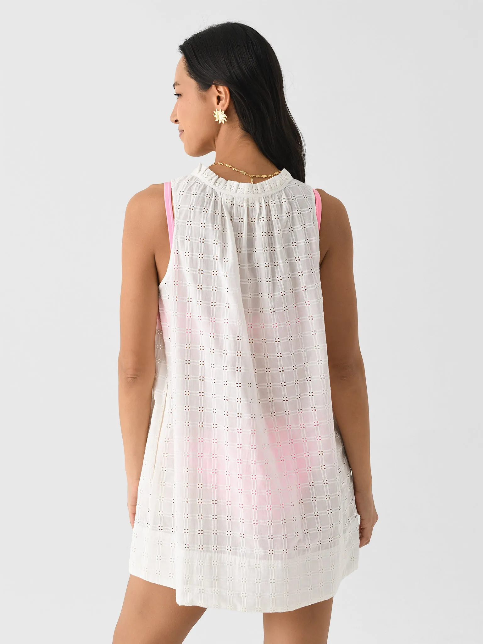 Peony Women's Summer Mini Dress sold by Saint Bernard product image thumbnail 4