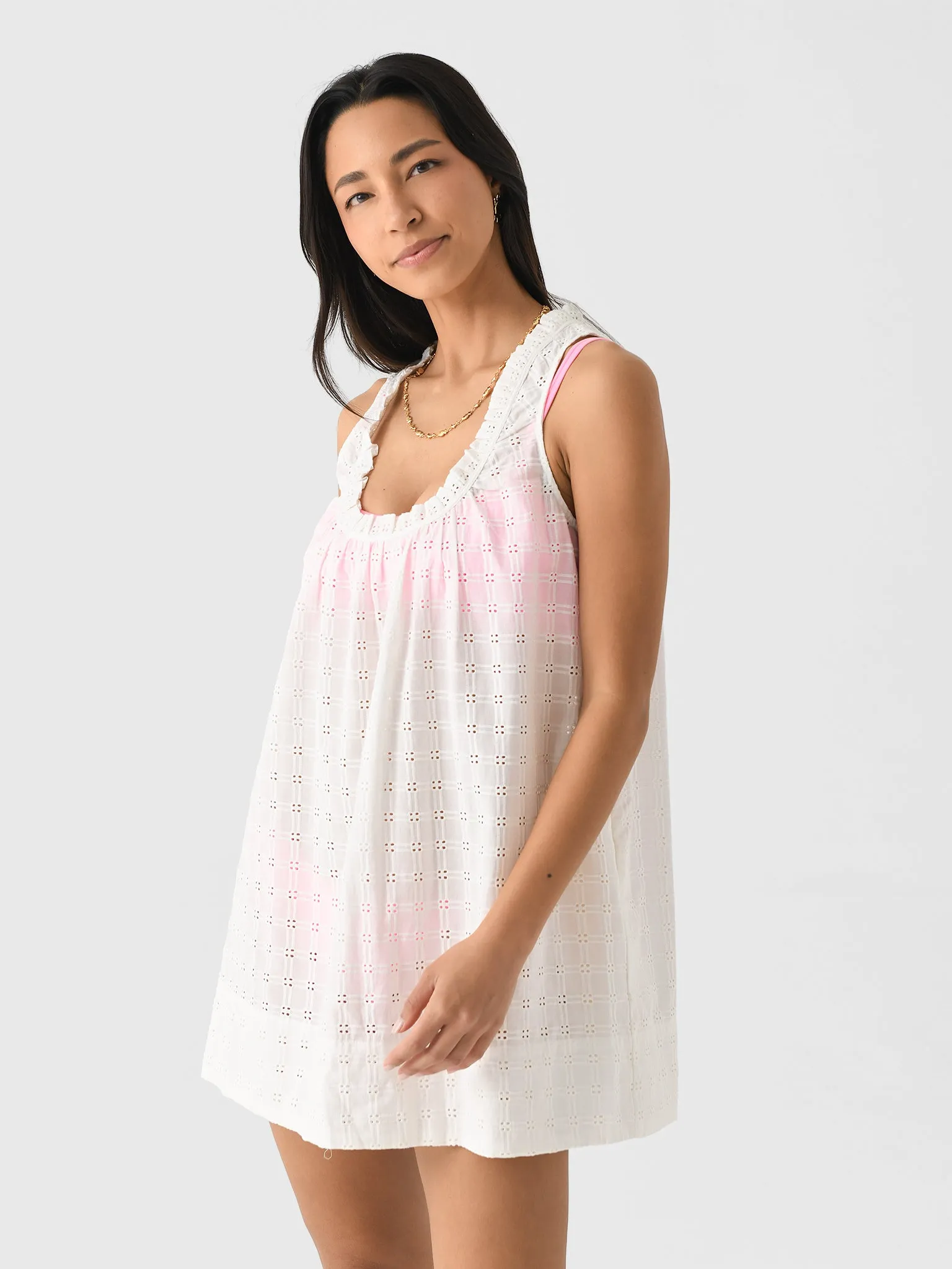 Peony Women's Summer Mini Dress sold by Saint Bernard product image thumbnail 3
