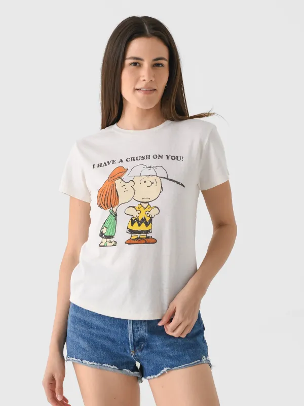 Re/Done Women's Peanuts Crush Classic Tee sold by Saint Bernard