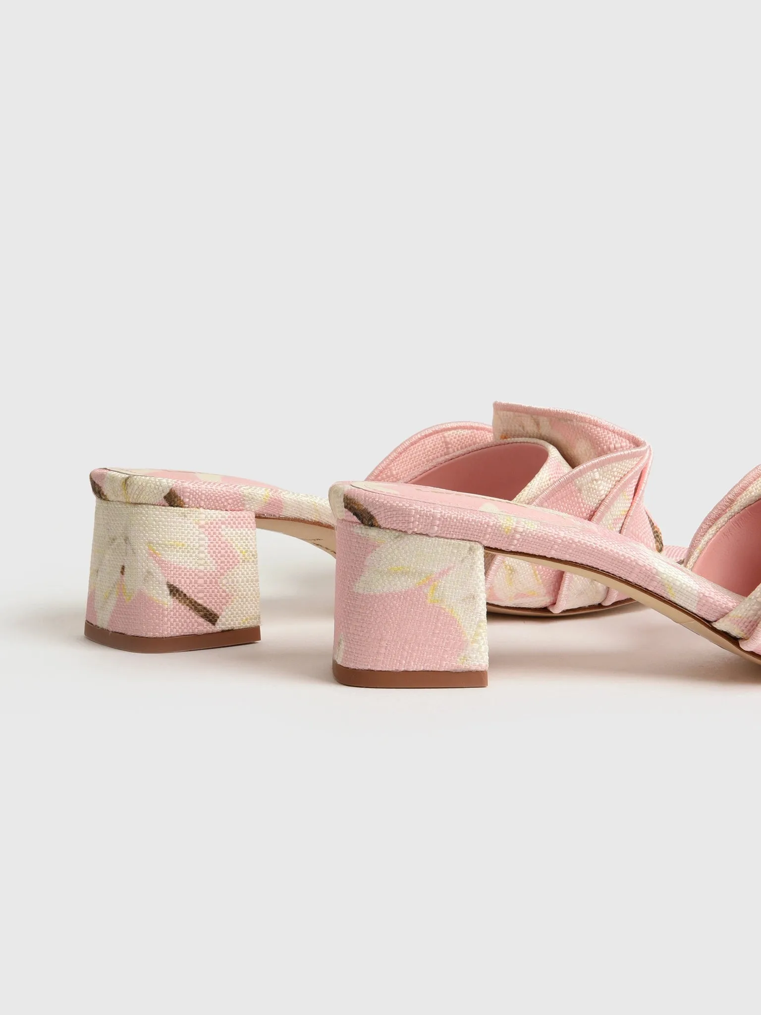 Larroude Women's Brigitte Ruffle Heel Mule sold by Saint Bernard product image thumbnail 5