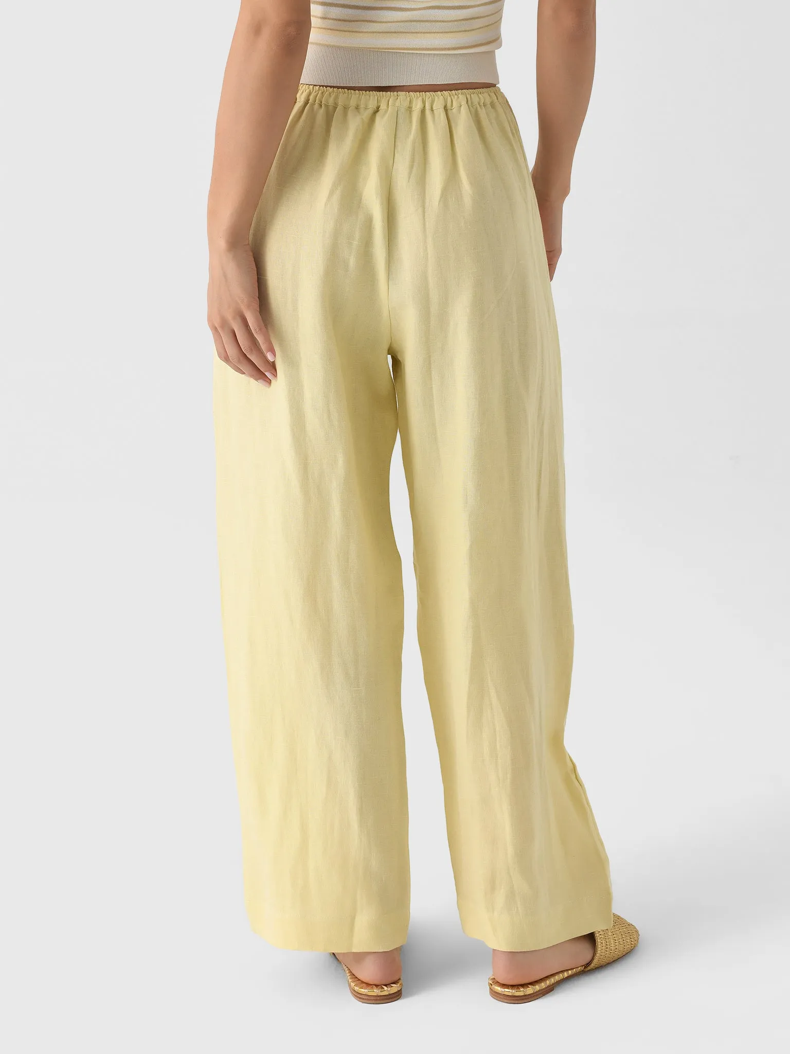 Deiji Studios Women's Linen Square Pocket Pant sold by Saint Bernard product image thumbnail 4