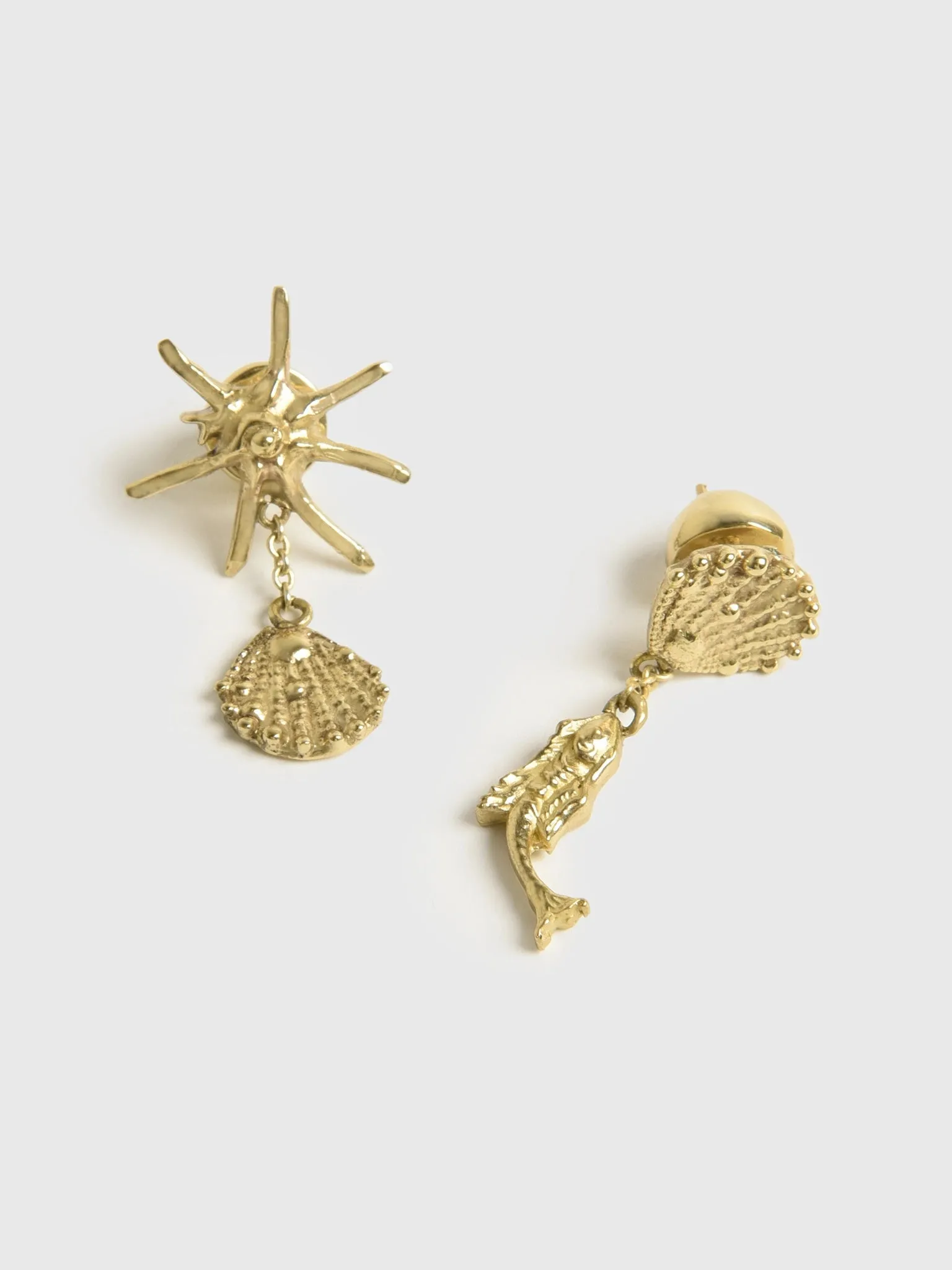 Alemais Reverie Asymmetric Drop Earrings sold by Saint Bernard product image thumbnail 4