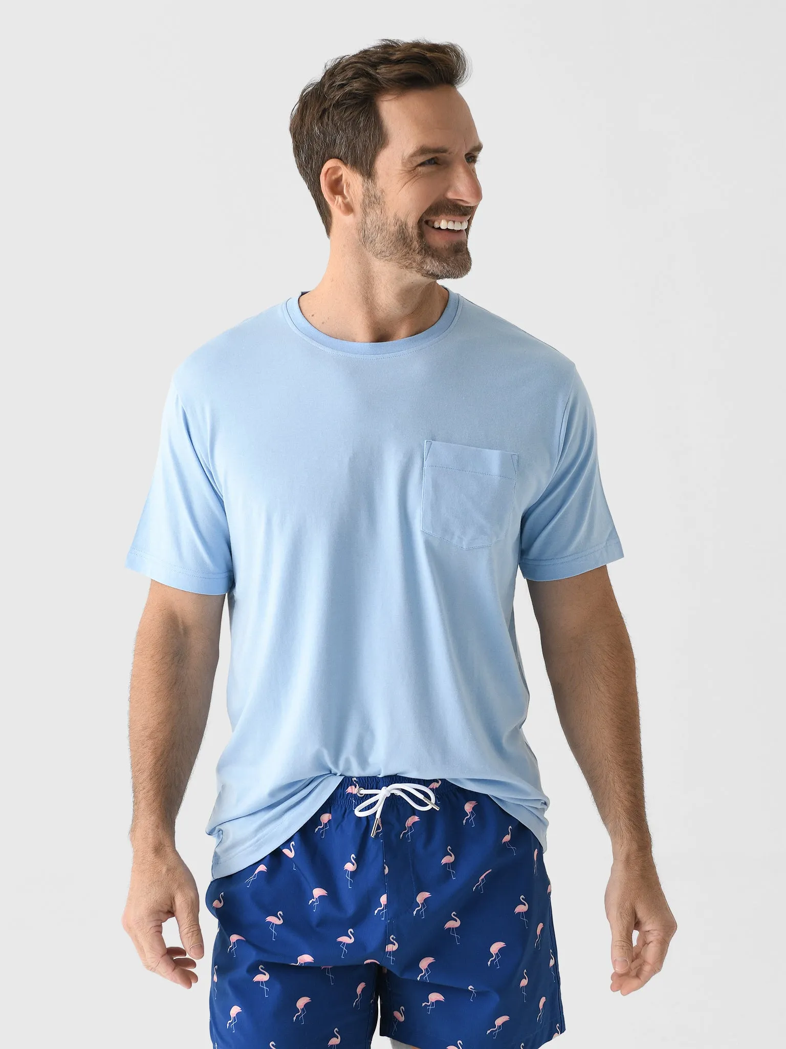 Peter Millar Crown Comfort Men's Pocket Tee sold by Saint Bernard