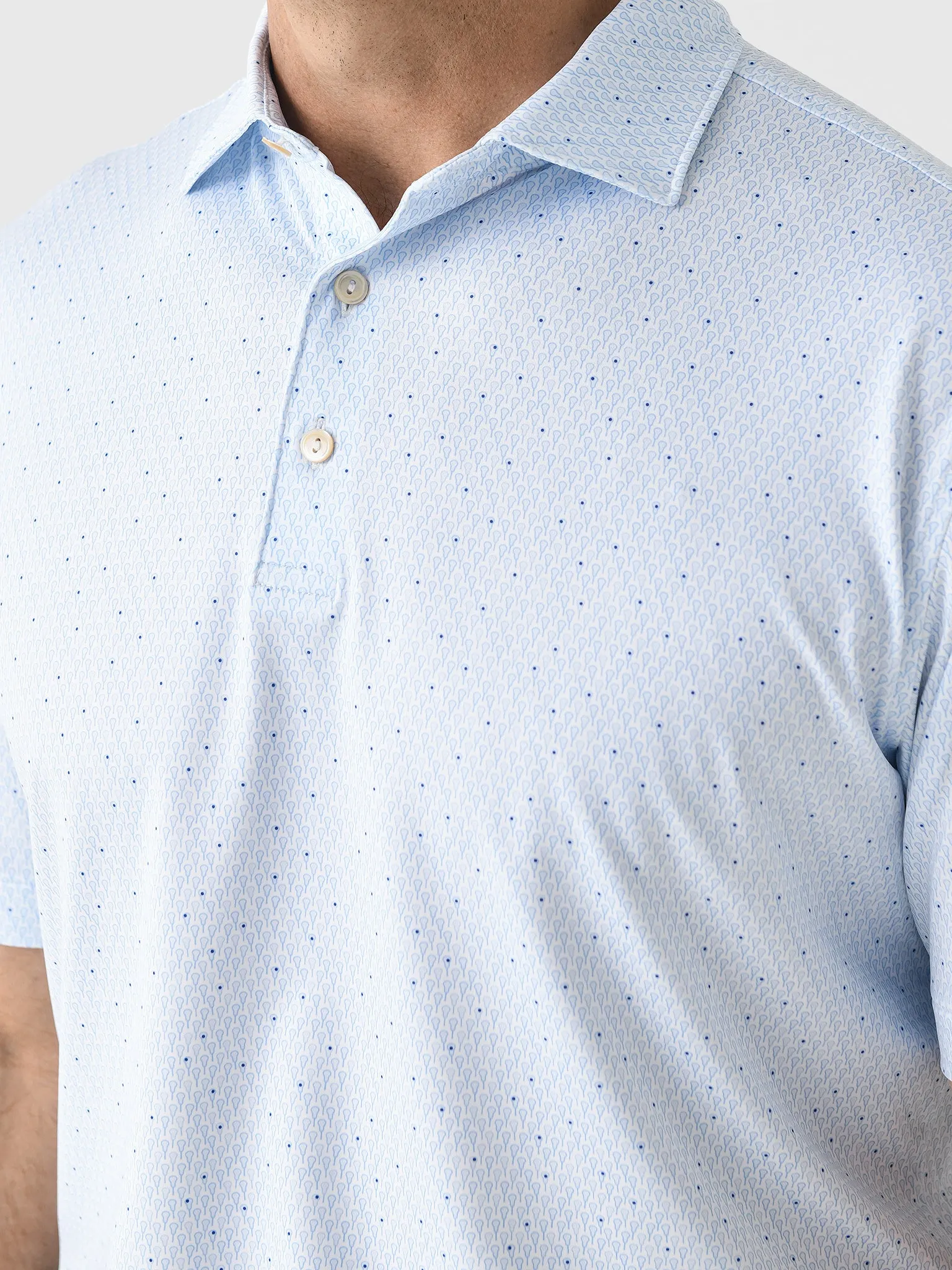 Peter Millar Crown Sport Men's Lacrosse Performance Jersey Polo sold by Saint Bernard product image thumbnail 5