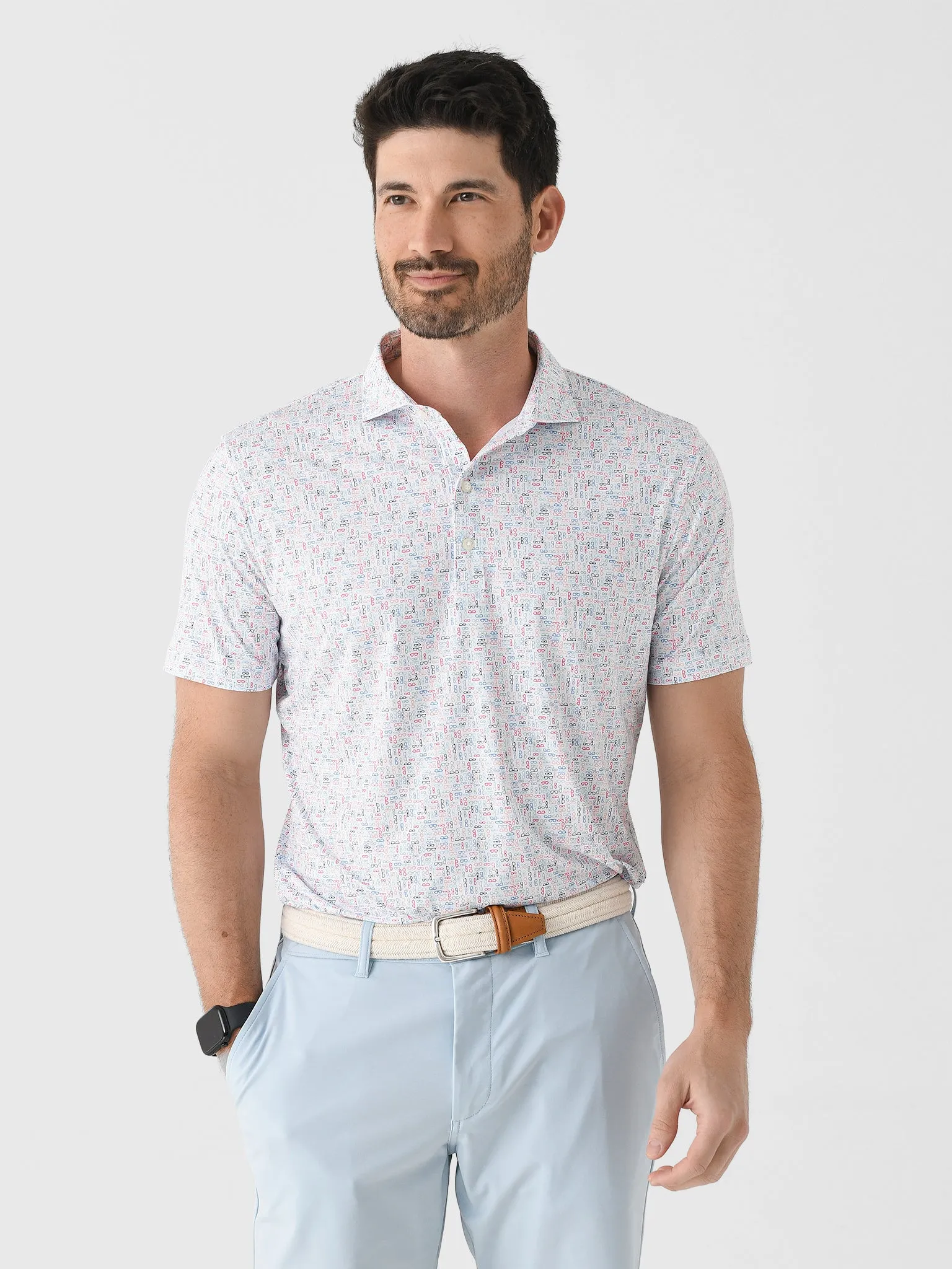 Johnnie-O Men's Specs Performance Jersey Polo sold by Saint Bernard product image thumbnail 2