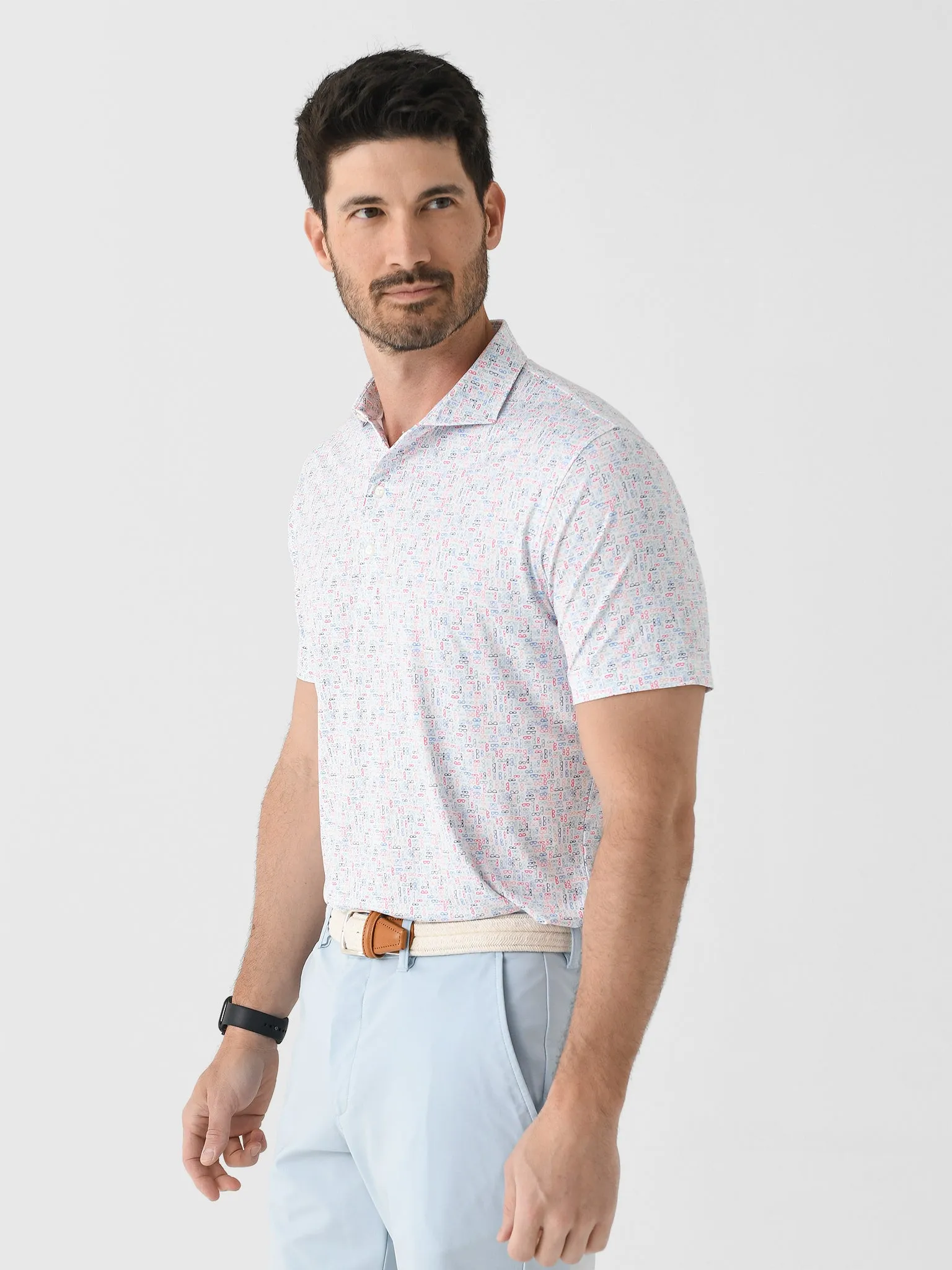 Johnnie-O Men's Specs Performance Jersey Polo sold by Saint Bernard product image thumbnail 4