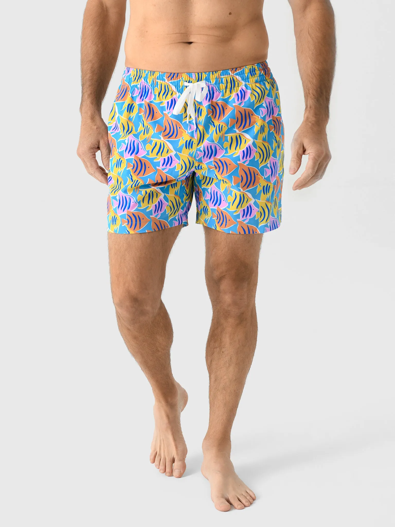 Chubbies Men's The Fish Tanks 5.5" Lined Swim Trunk sold by Saint Bernard