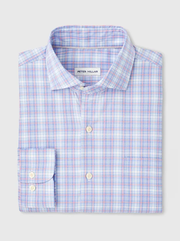 Peter Millar Crown Men's Windermere Crown Lite Cotton-Stretch Sport Shirt made by Peter Millar