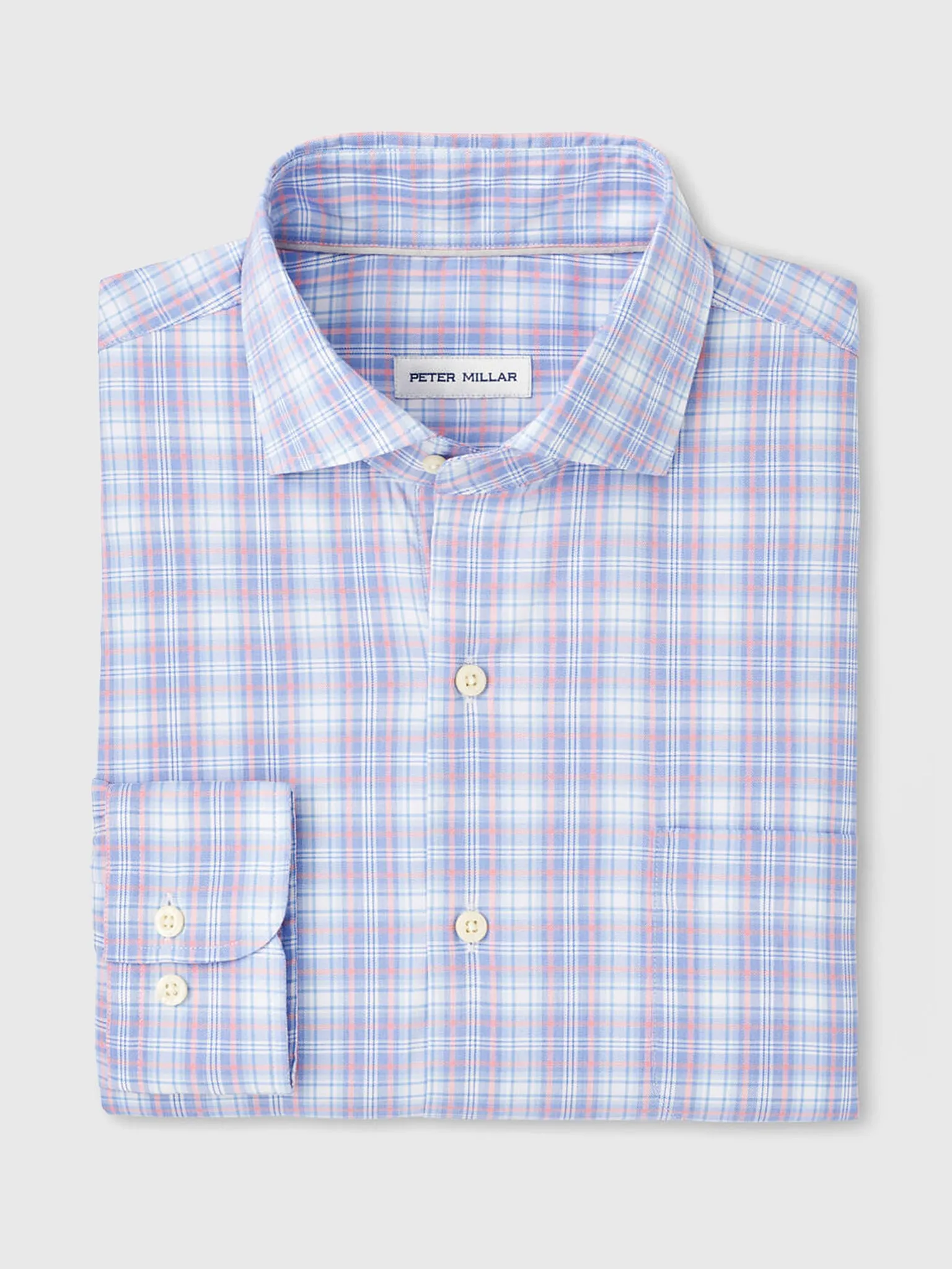 Peter Millar Crown Men's Windermere Crown Lite Cotton-Stretch Sport Shirt sold by Saint Bernard