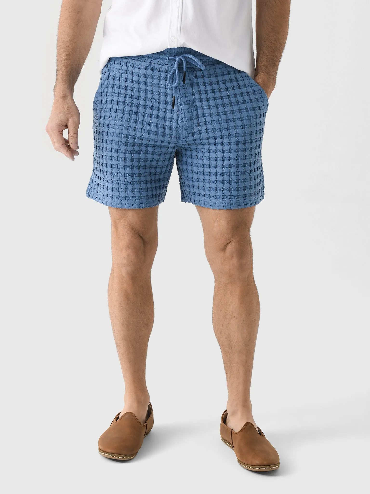 OAS Men's Coronet Porto Waffle Short sold by Saint Bernard