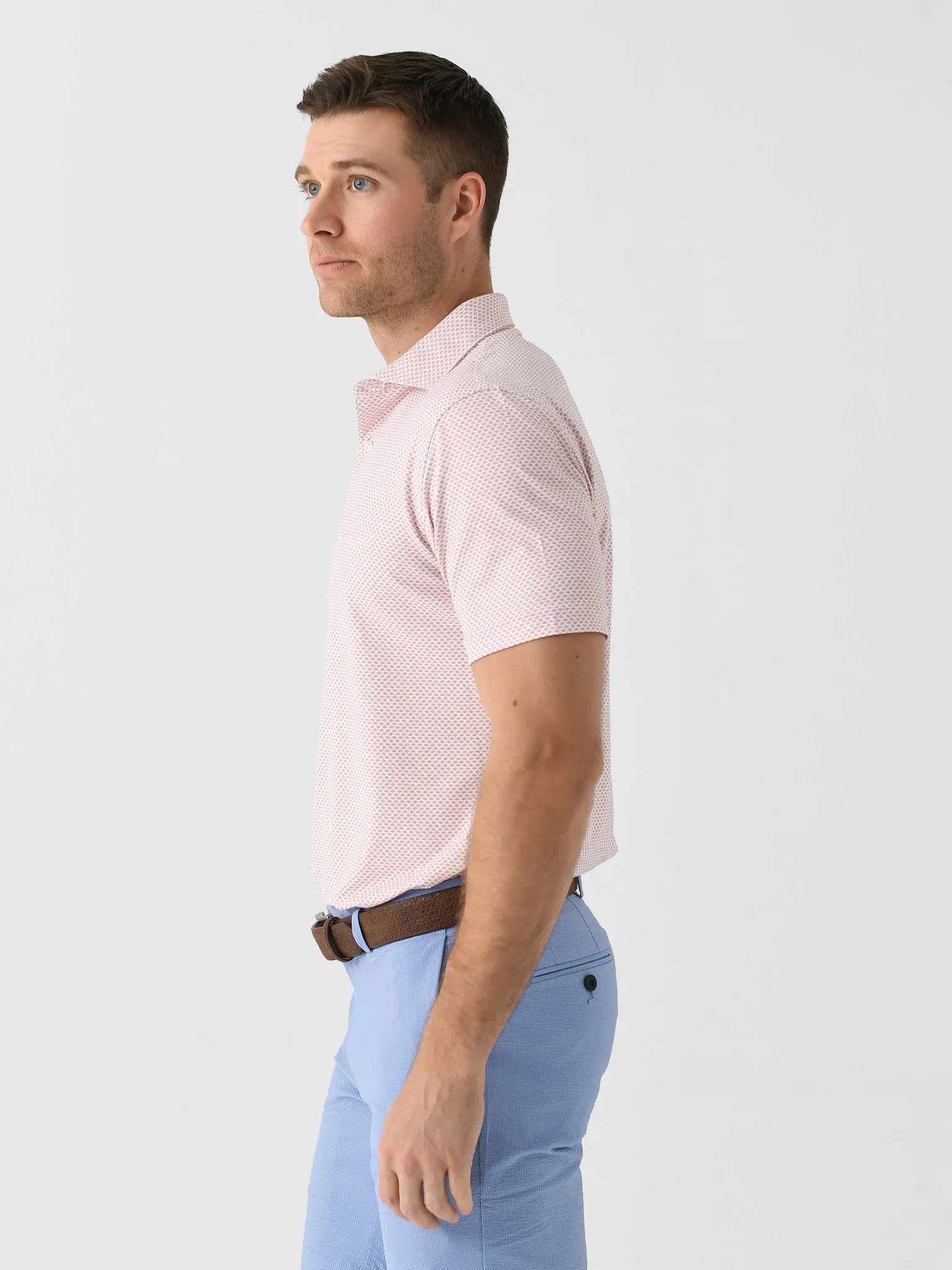 Peter Millar Crown Crafted Men's Retro Performance Jersey Polo sold by Saint Bernard product image thumbnail 3