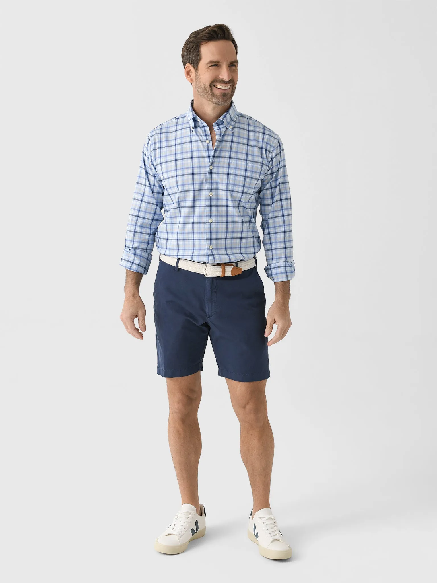 Peter Millar Crown Men's Chambly Crown Lite Cotton-Stretch Sport Shirt sold by Saint Bernard product image thumbnail 2