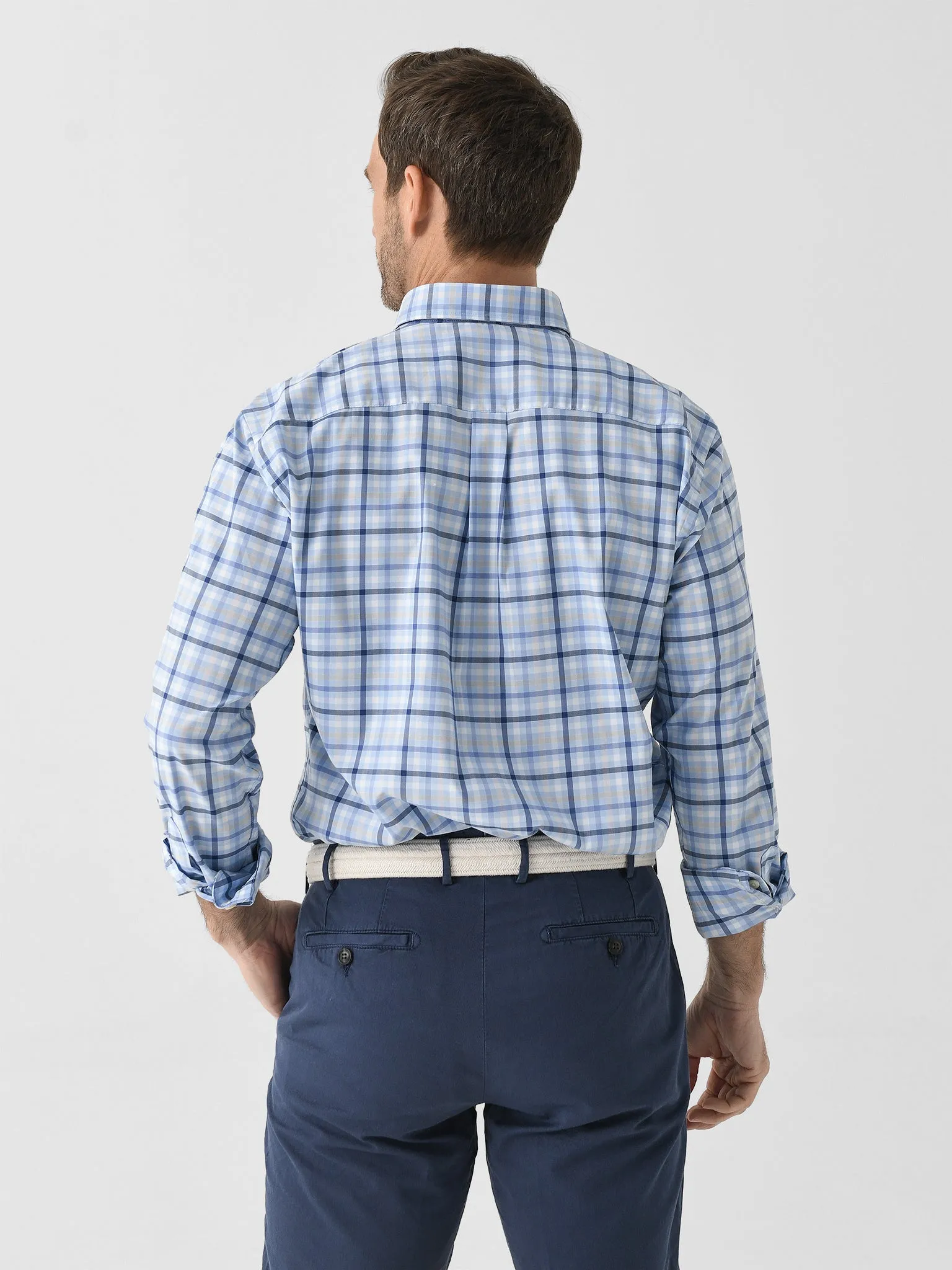 Peter Millar Crown Men's Chambly Crown Lite Cotton-Stretch Sport Shirt sold by Saint Bernard product image thumbnail 4