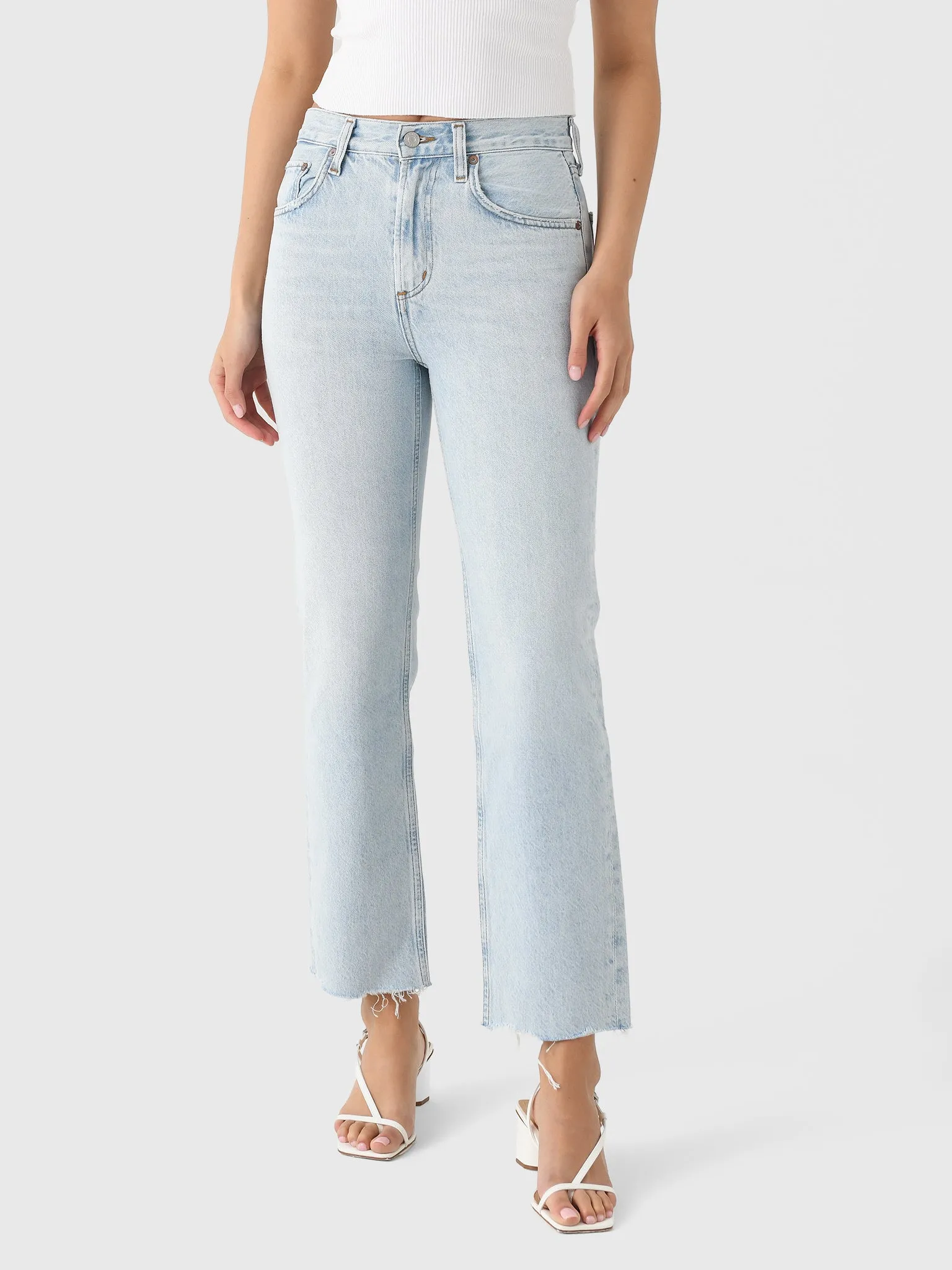 Agolde Women's Valen Vintage Straight Jean sold by Saint Bernard