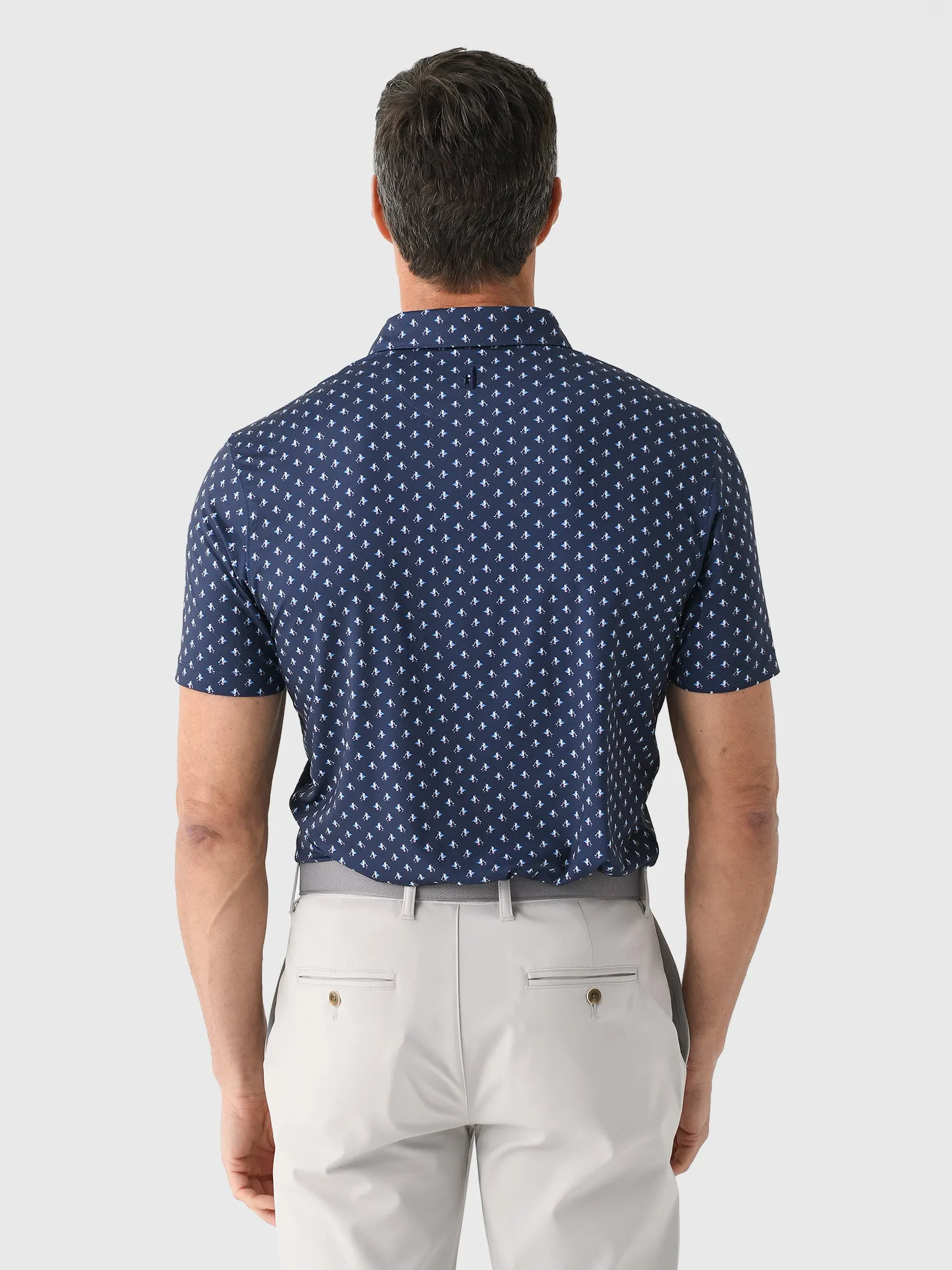Johnnie-O Men's For The Birdies Printed Featherweight Performance Polo sold by Saint Bernard product image thumbnail 4