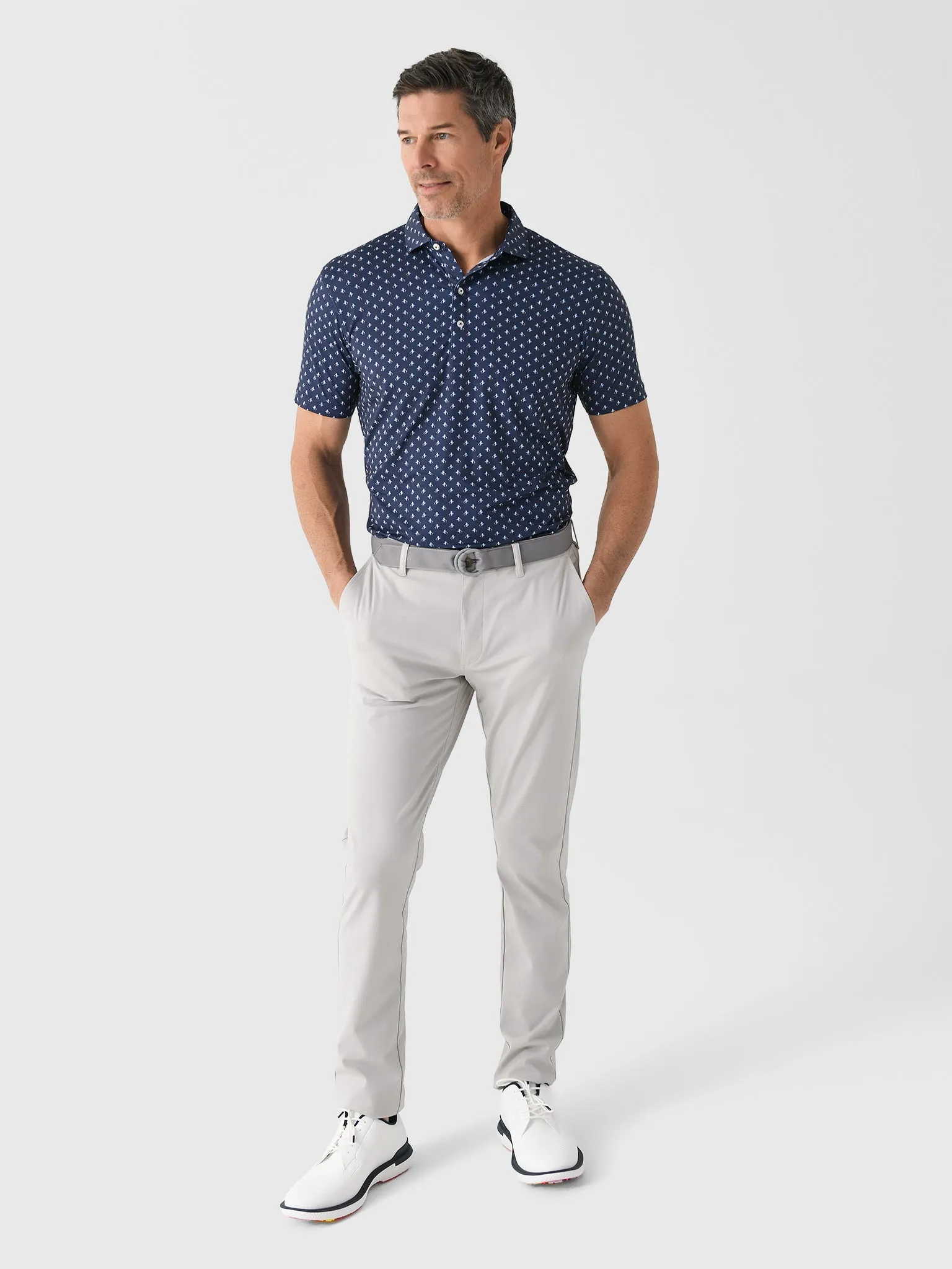 Johnnie-O Men's For The Birdies Printed Featherweight Performance Polo sold by Saint Bernard product image thumbnail 2