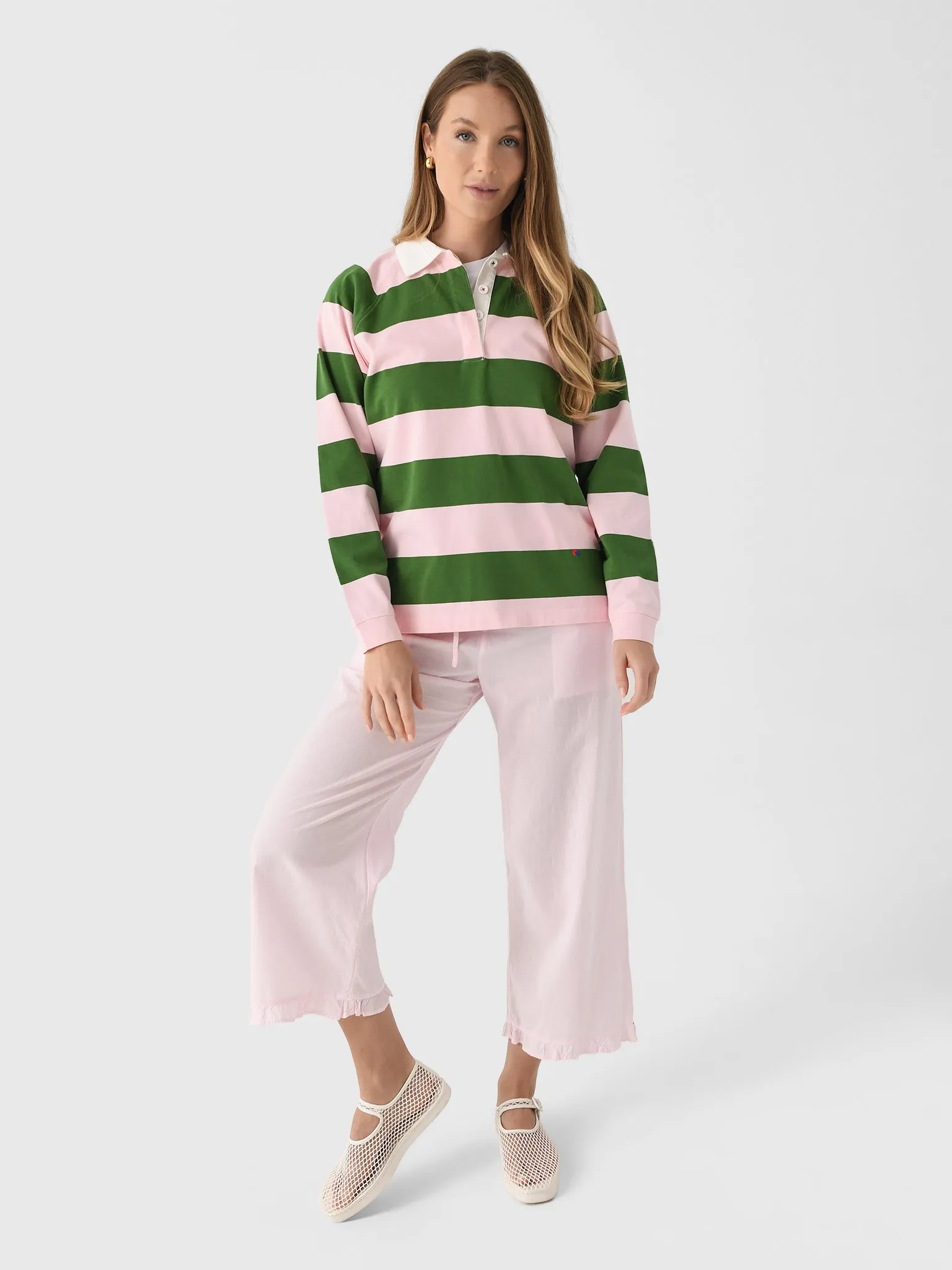 Clare V. Women's Le Rugby Shirt sold by Saint Bernard product image thumbnail 2
