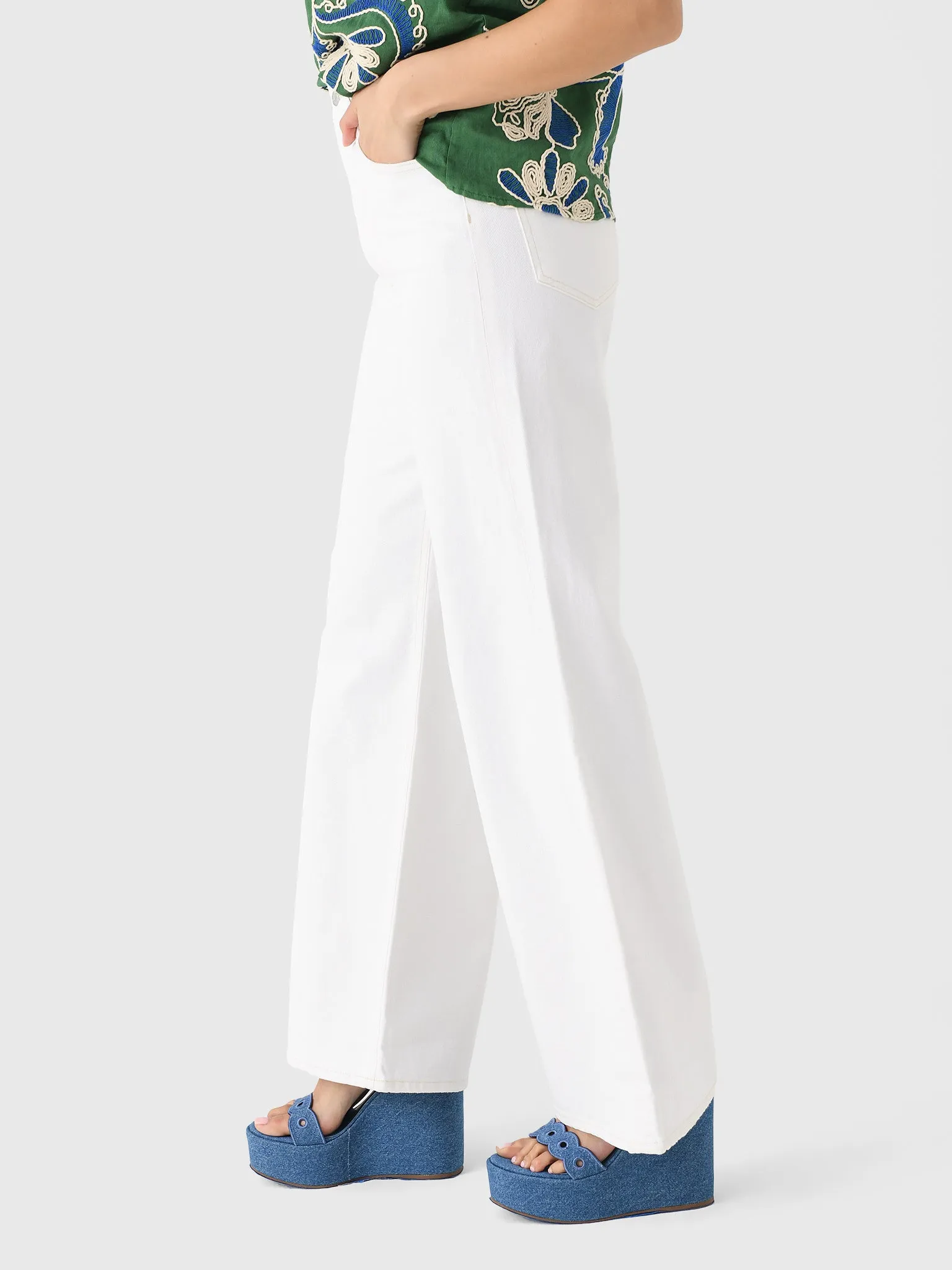 Agolde Women's Dame High Rise Wide Leg Jean sold by Saint Bernard product image thumbnail 3