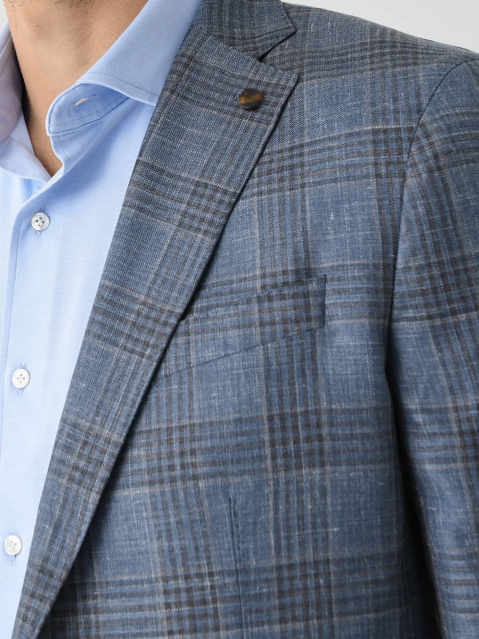 Peter Millar Crown Crafted Men's Ames Plaid Soft Jacket sold by Saint Bernard product image thumbnail 5