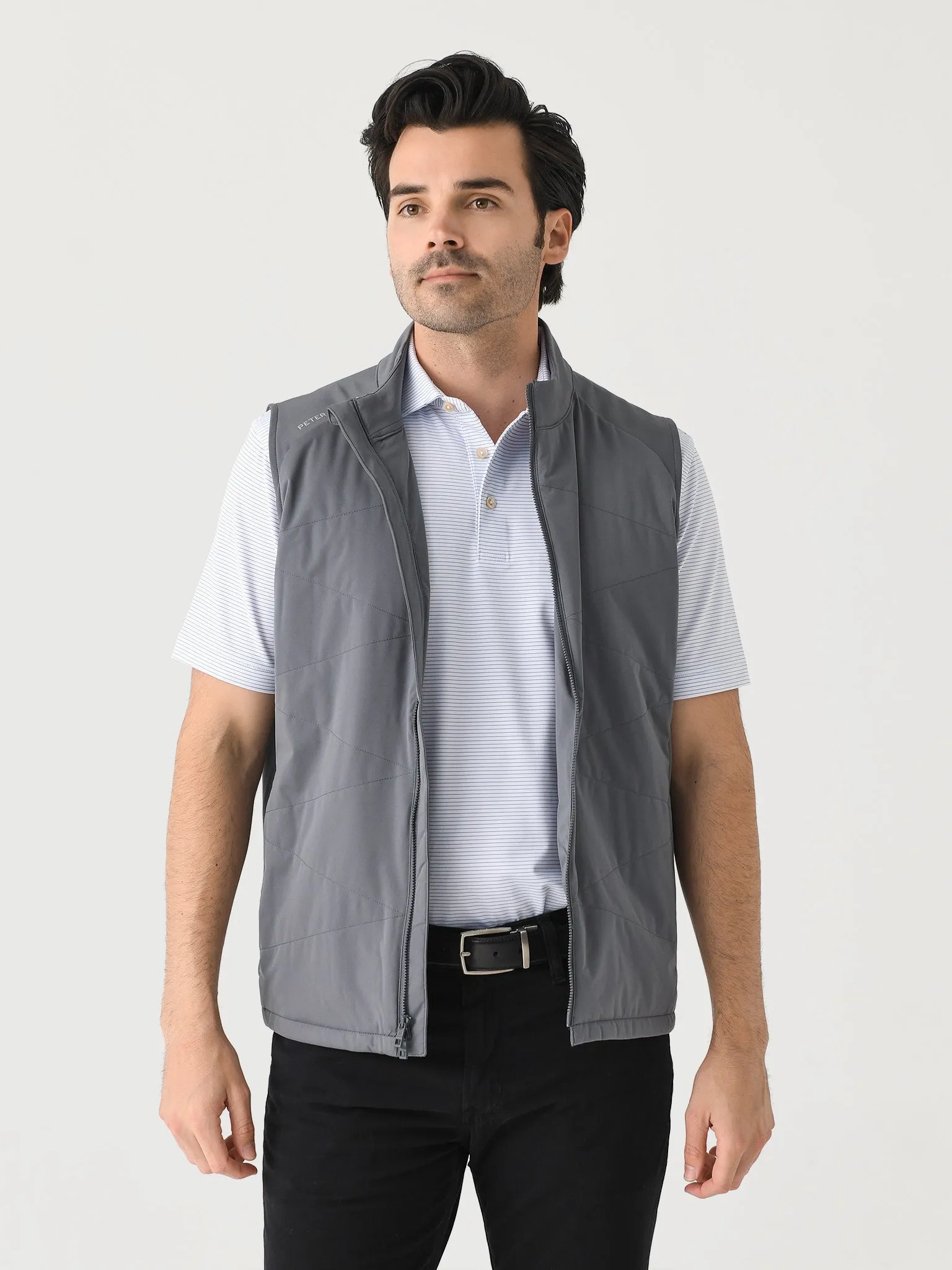 Peter Millar Crown Sport Men's Fuse Hybrid Vest sold by Saint Bernard