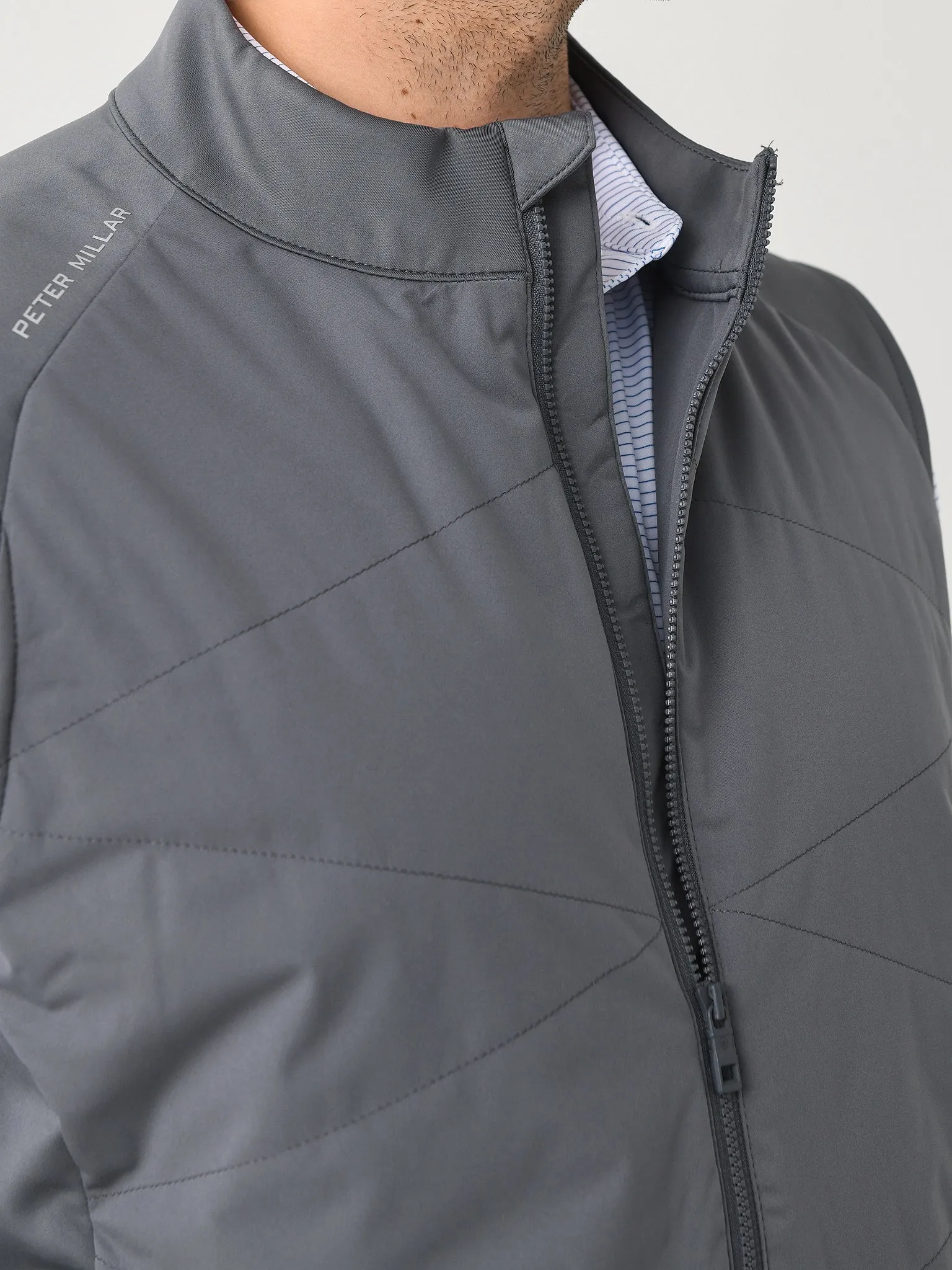 Peter Millar Crown Sport Men's Fuse Hybrid Vest sold by Saint Bernard product image thumbnail 5