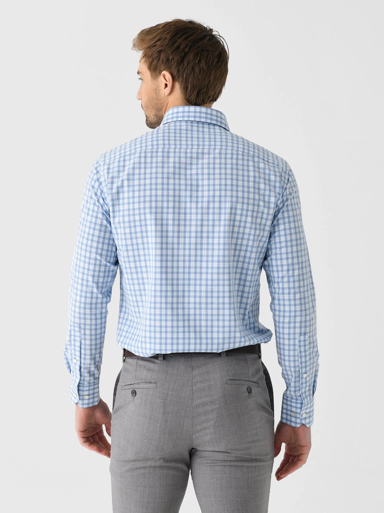 Peter Millar Crown Crafted Men's Coltrane Performance Poplin Sport Shirt sold by Saint Bernard product image thumbnail 4